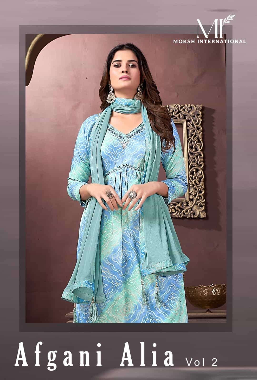 Moksh Afgani Alia Vol 2 Fancy Premium Designer alia Style Dress Buy Online view 8