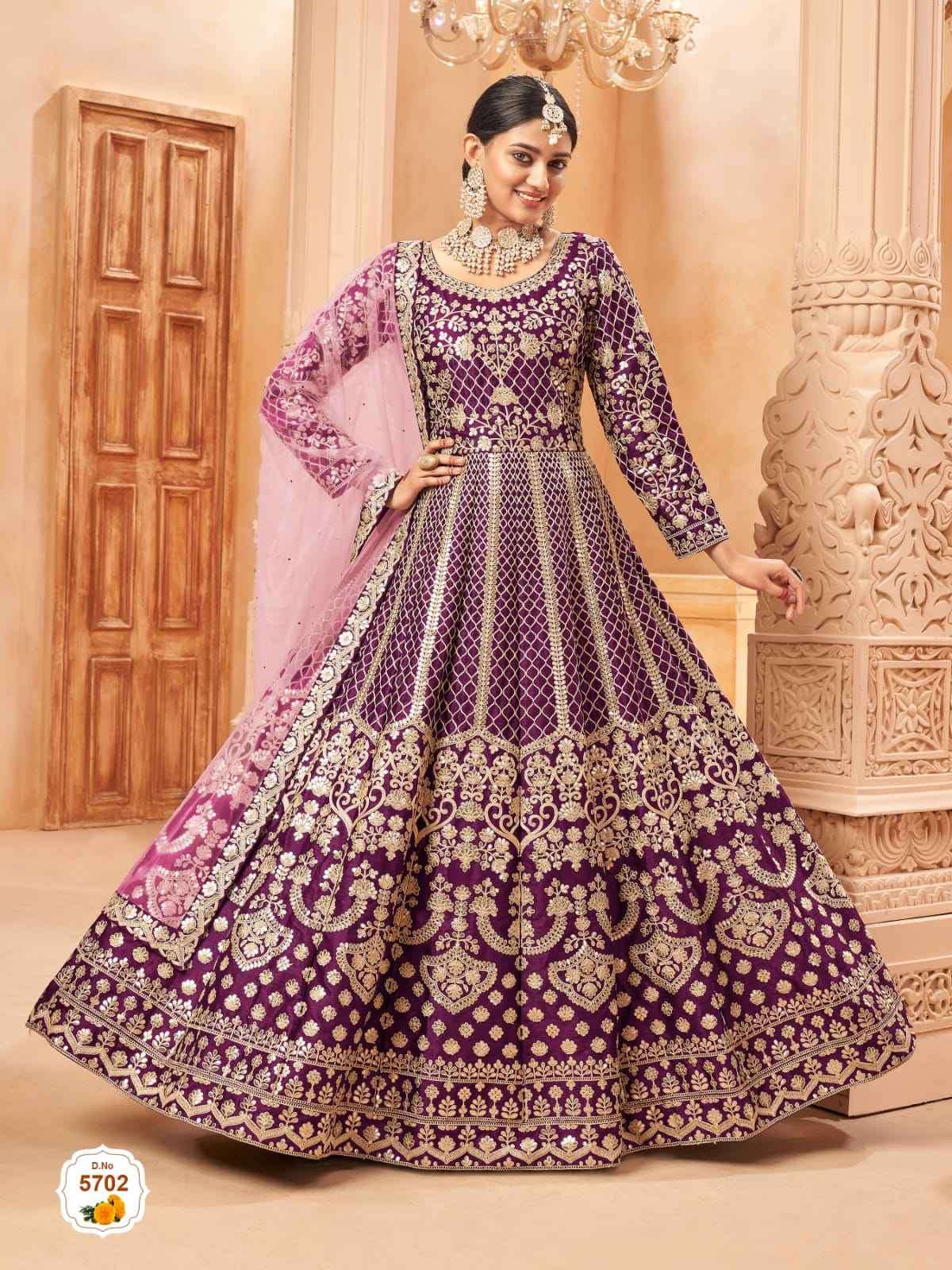 Aanaya Vol 157 Heavy Designer Bridal Wear Gown view 8