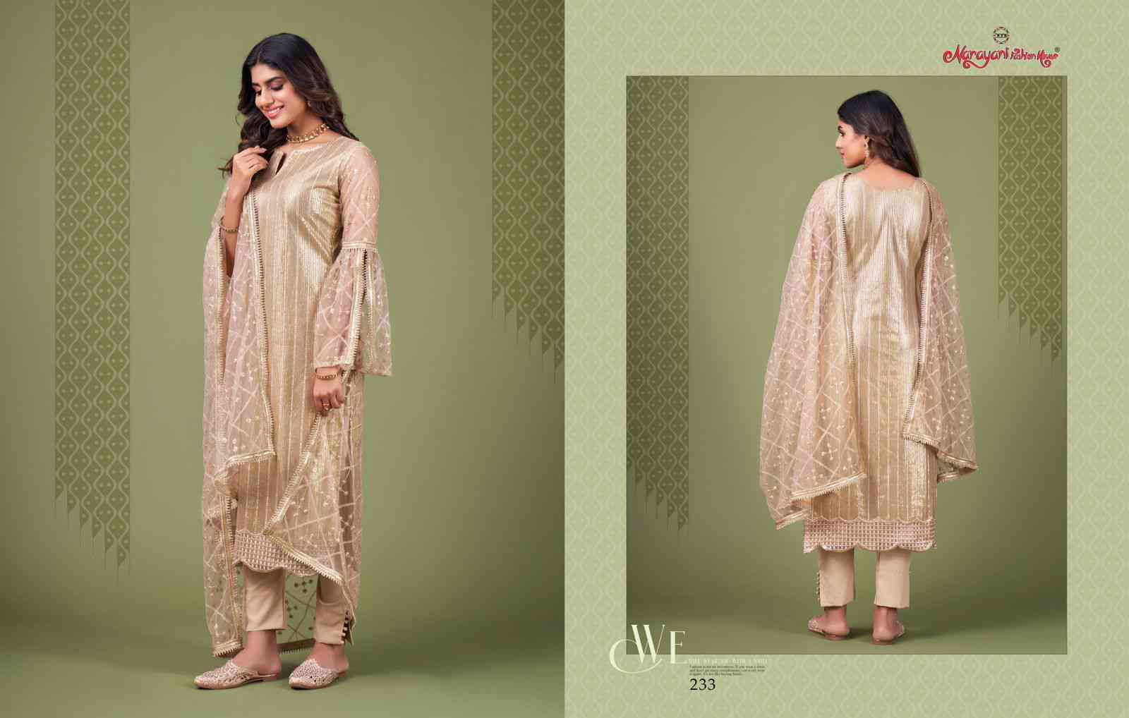 Narayani Zehra Vol 4 Designer Party Wear Straight Suit Catalog Exporter view 32