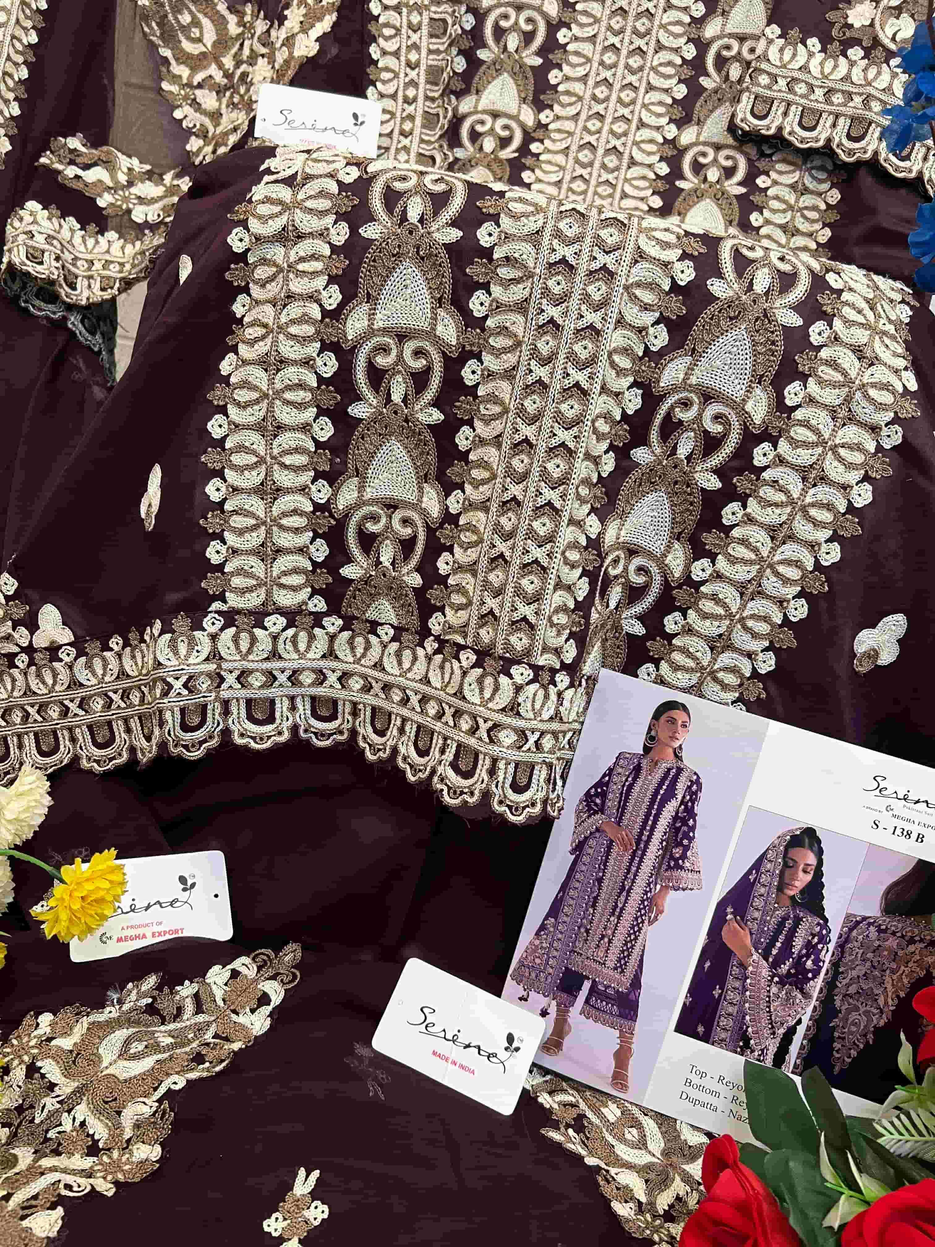 Serine S-138.B Pakistani Designer Salwar Suit view 2