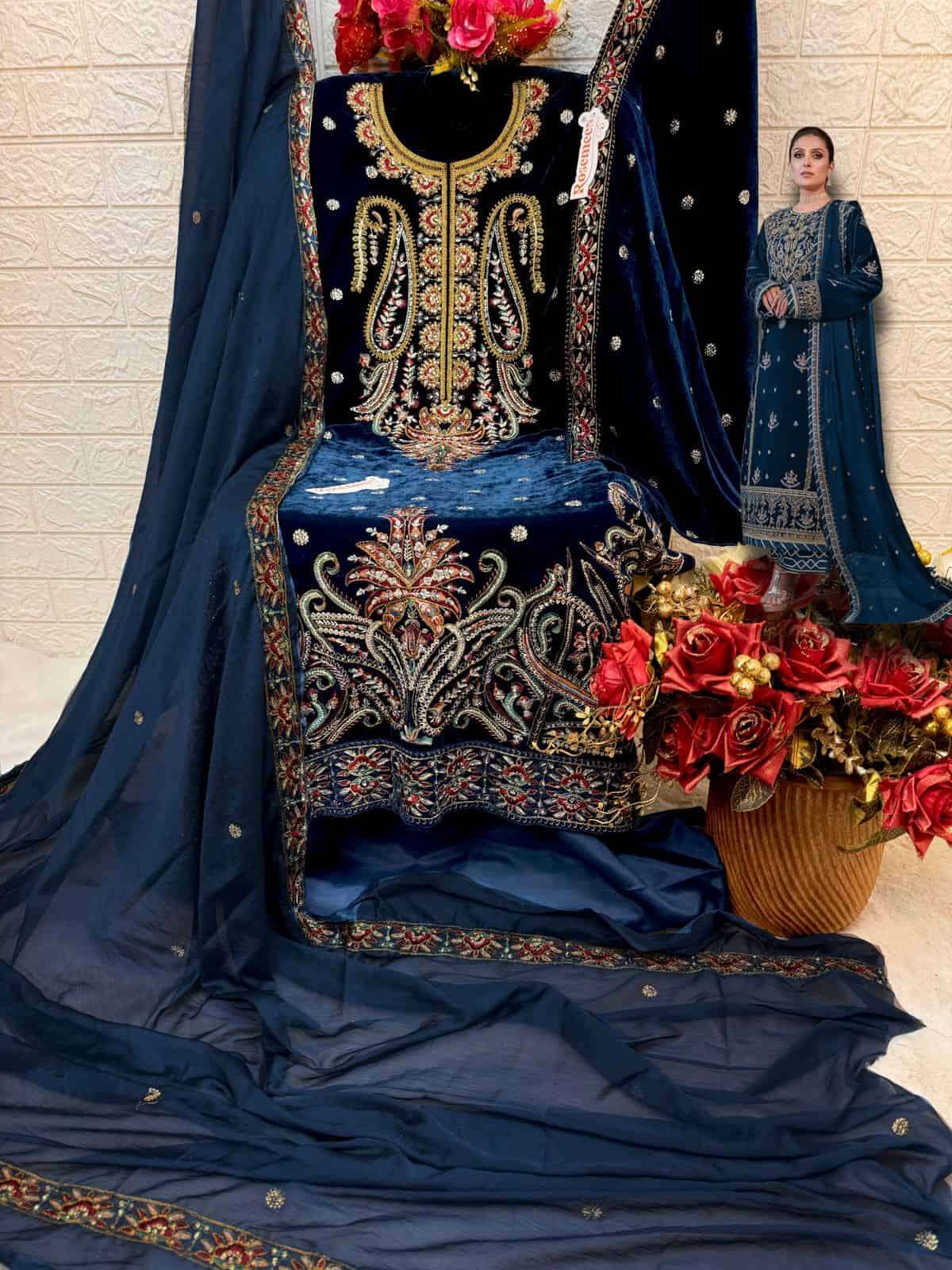 Fepic V 17035 Colors Pakistani Winter Wear Style Designer Salwar Suit Wholesalers view 5