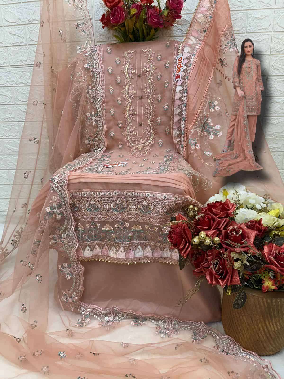 Fepic C 1660 Colors Exclusive Heavy Designs Wedding Wear Style Dress Wholesalers view 6