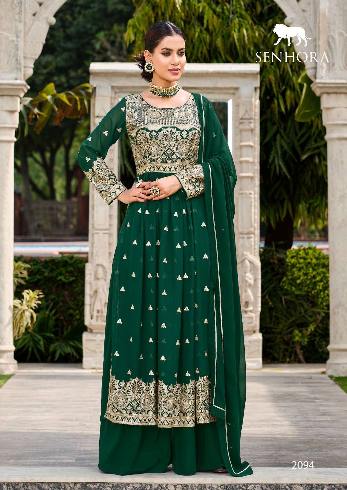 Senhora Vedika Readymade Festive Collection Designer Nyara Style Suit view 3