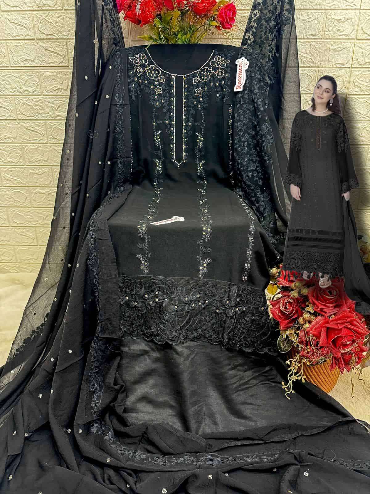 Fepic D 5425 B Pakistani Fancy Designer Georgette Embroidered Suit Exporter view 2