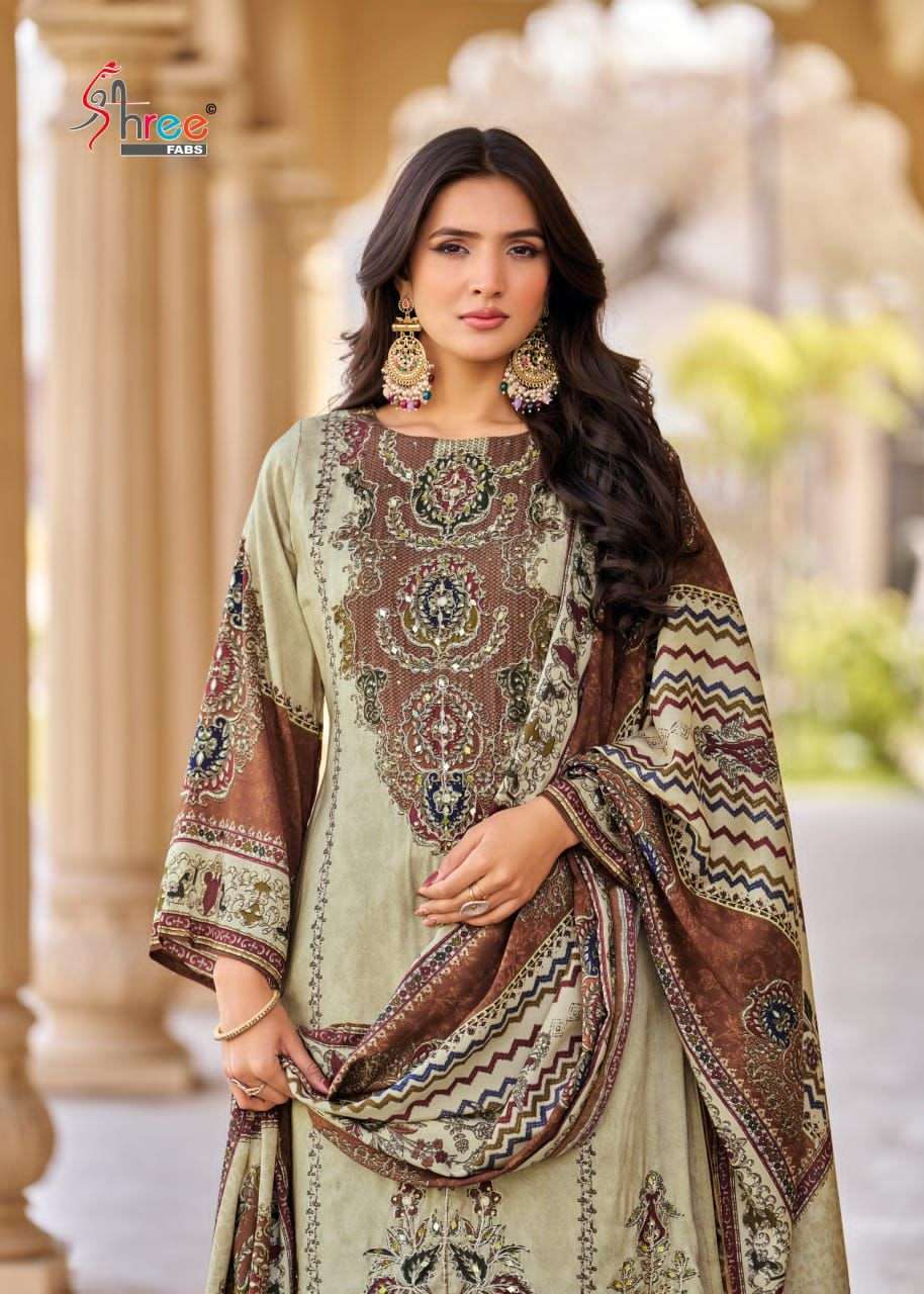 Shree Fabs Kt 318 A Digital Printed Pakistani Salwar Suit Designs view 4