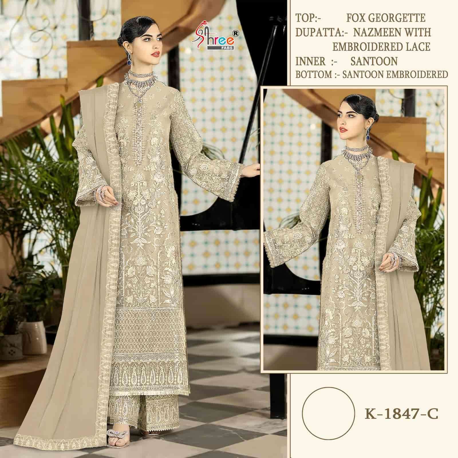 Shree Fabs K-1847 Designer Pakistani Suit view 2