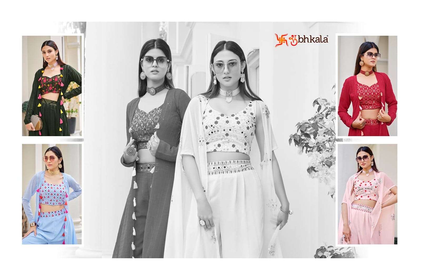 Shubhkala Flory Vol 38 Latest Designer 3 Piece Party Wear Collection view 12