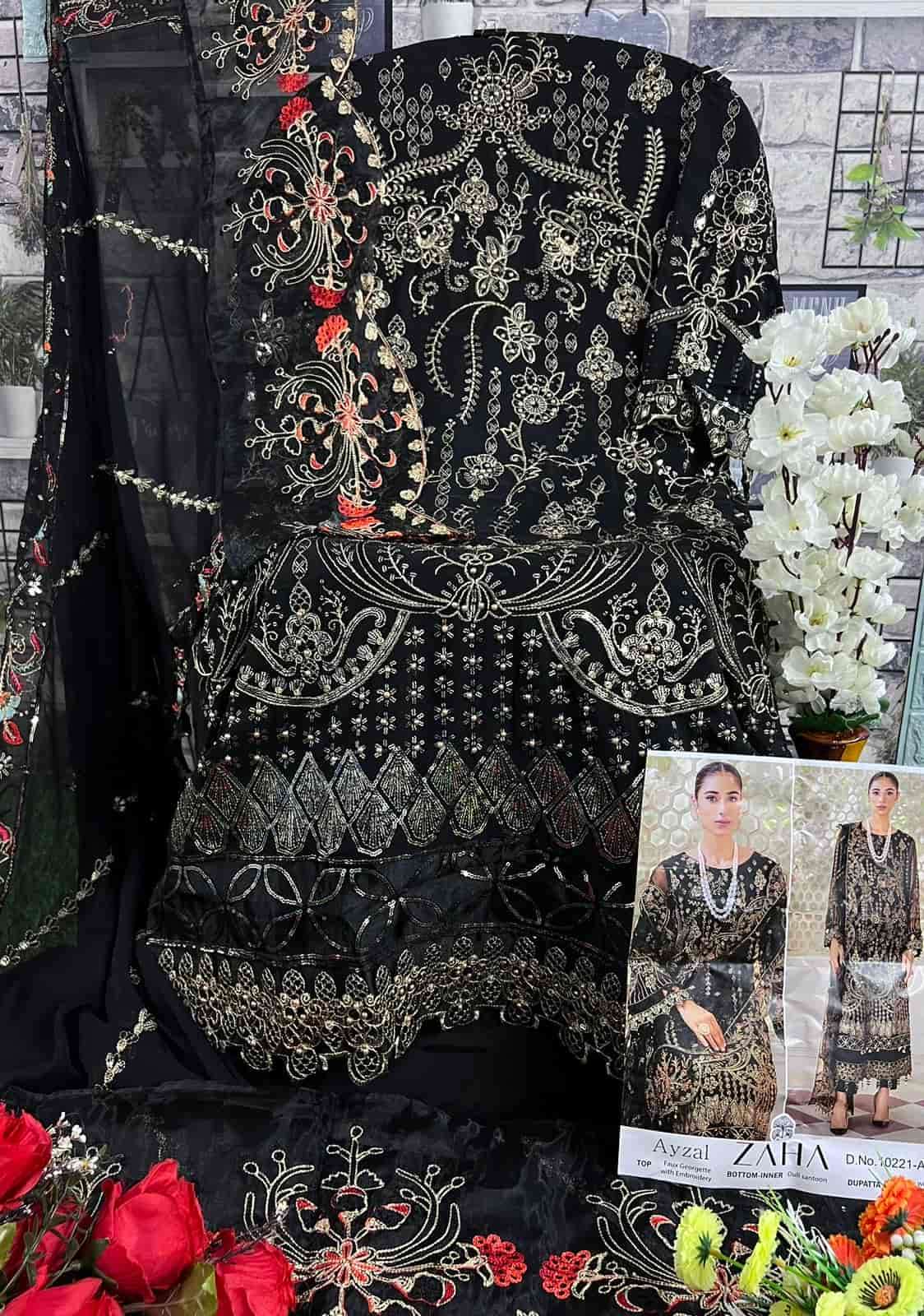 Zaha Ayzal Vol 1 Pakistani Latest Designs Style Wedding Wear Suit Wholesalers view 9