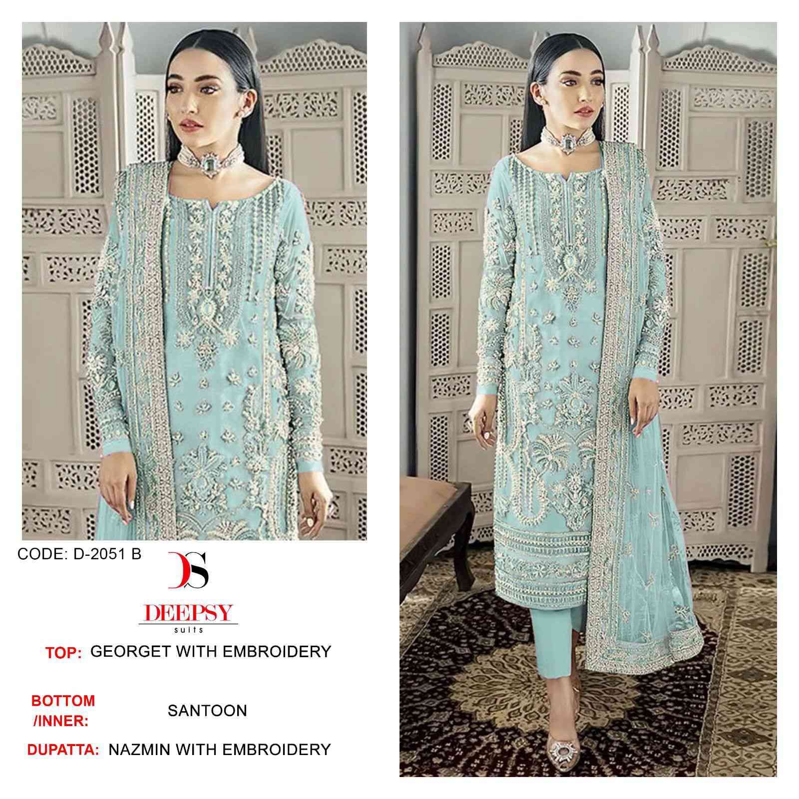 Deepsy D 2051 Colors Heavy Designer Pakistani Dress Latest Collection view 3