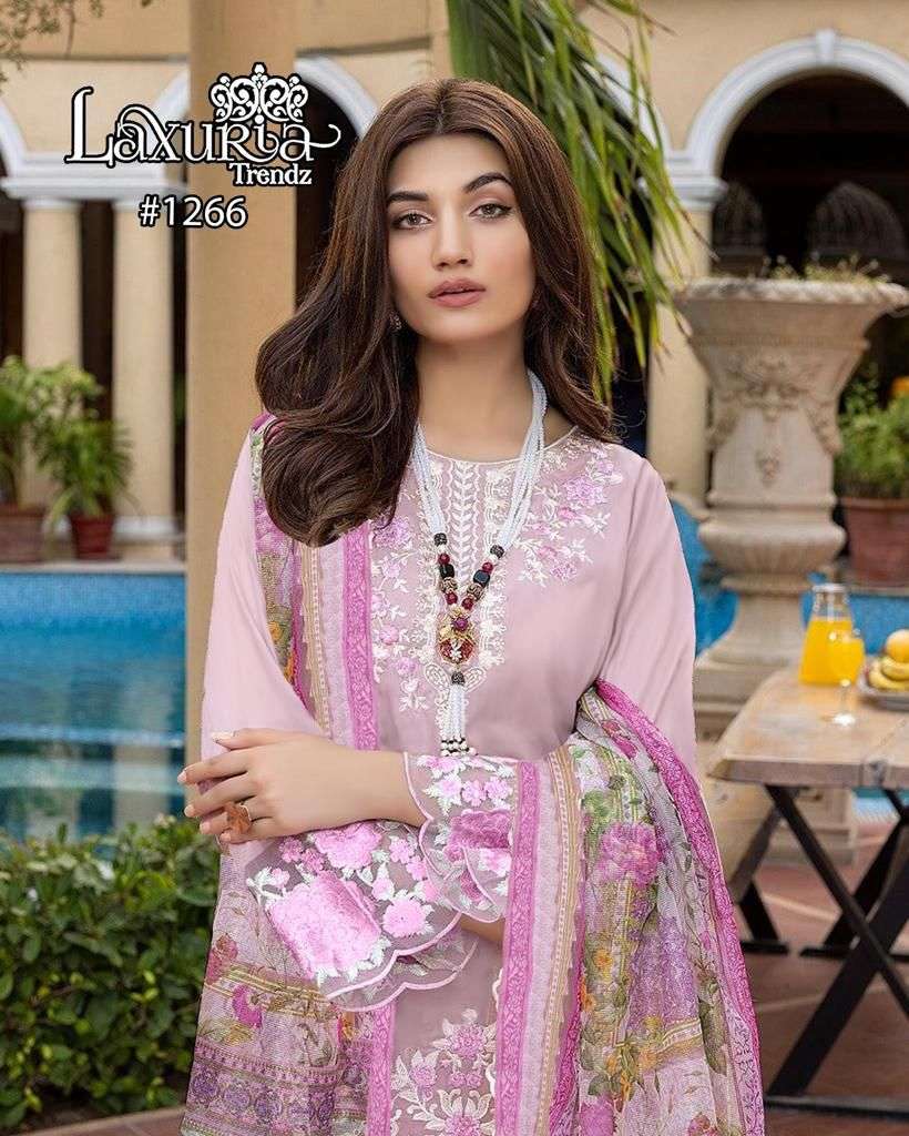 Laxuria Trends 1266 Pakistani Fancy Designer Readymade Suit view 4