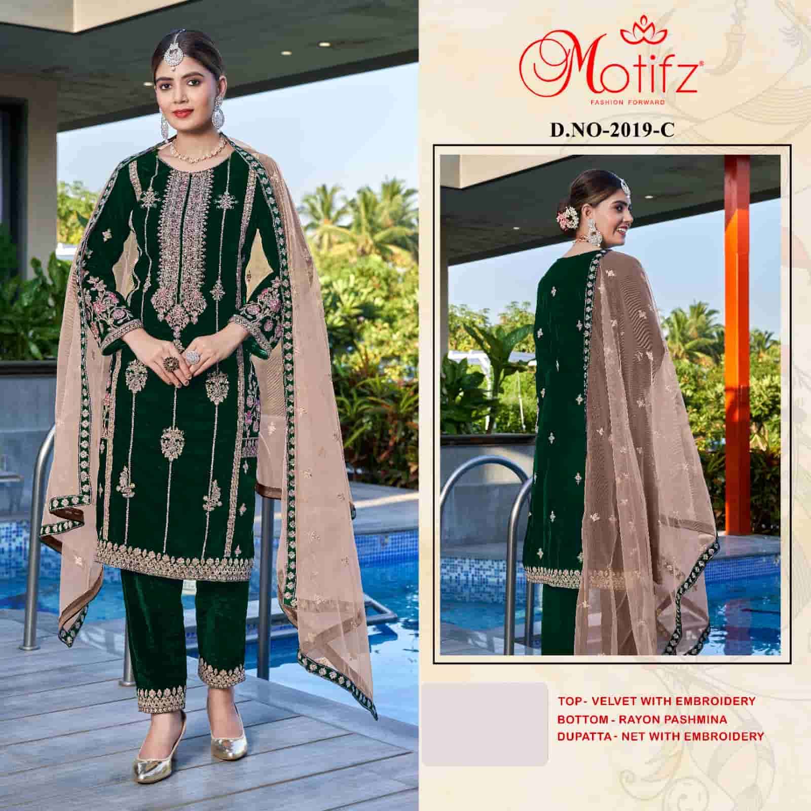 Motifz 2019 Colors Festive Wear Style Designer Winter Wear Salwar Suit Wholesalers