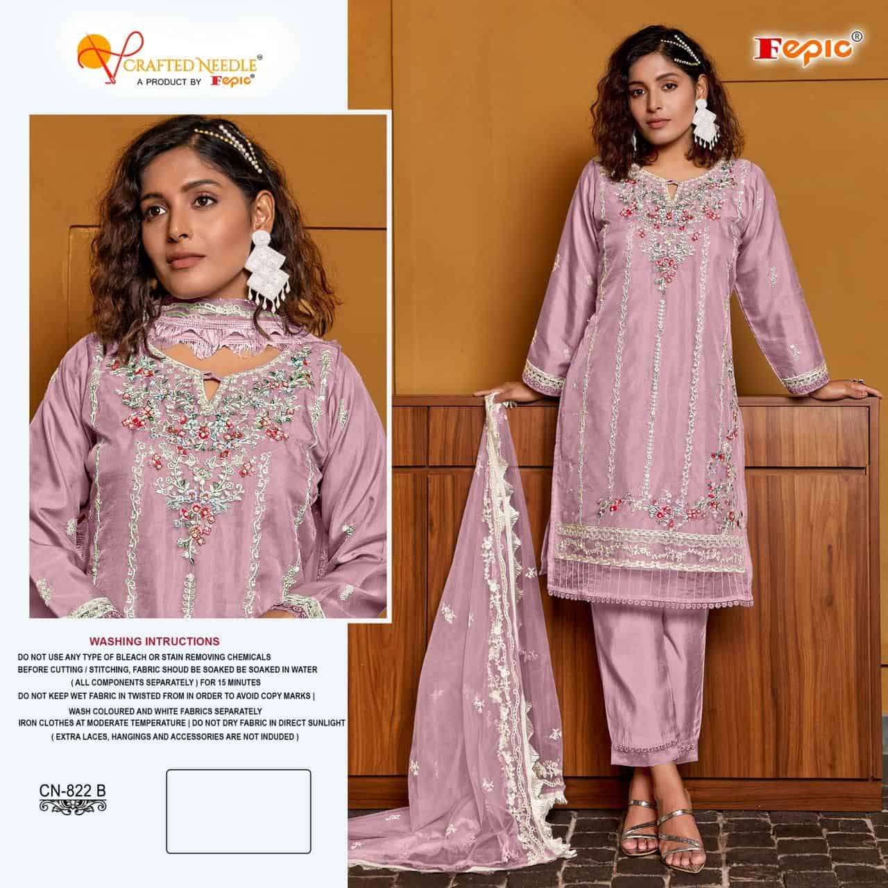 Crafted Needle CN 822 By Fepic Ready To Wear Pakistani Style Collection view 3