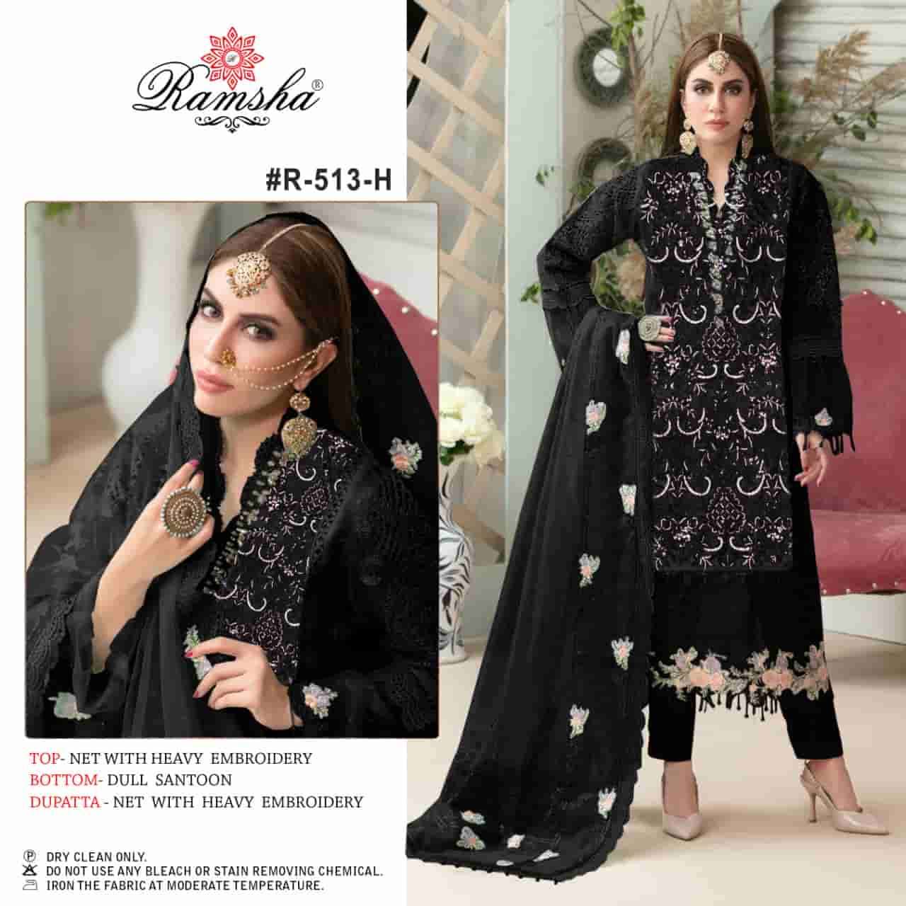 Ramsha R 513 Dark Nx Pakistani New Designer Style Festive Collection