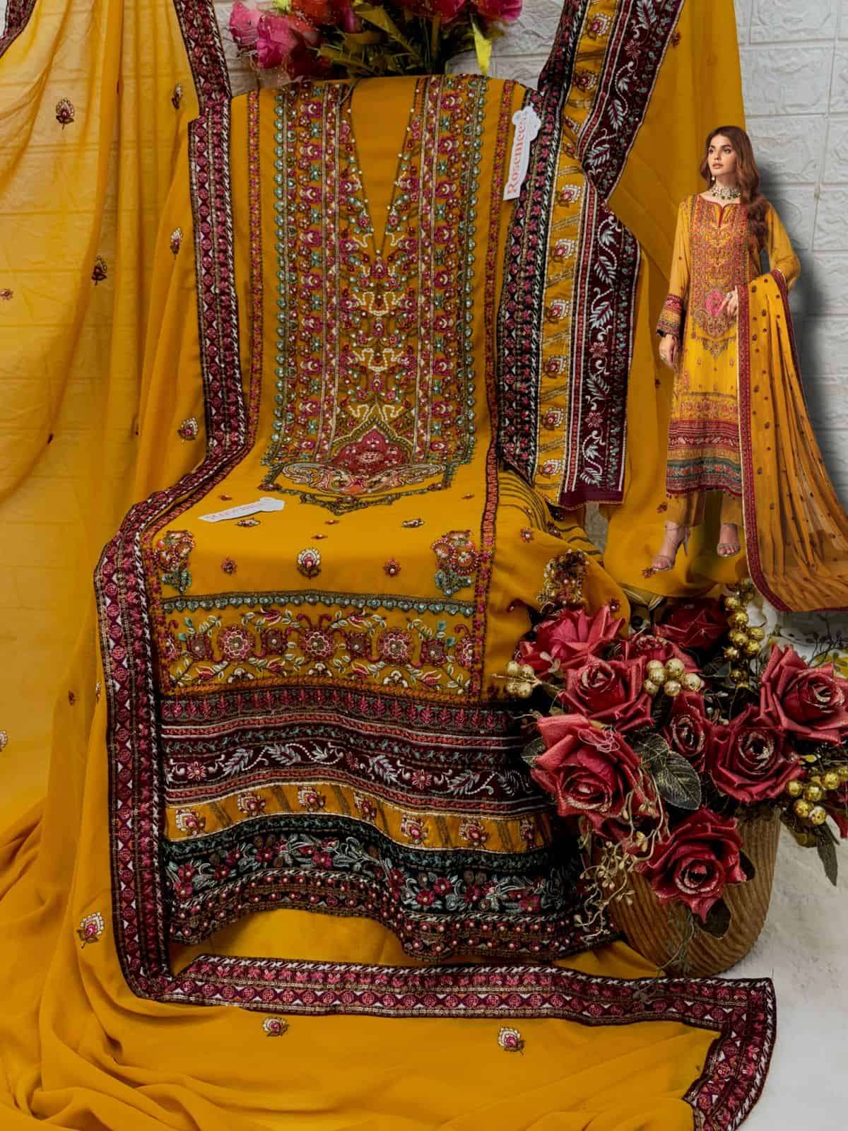 Fepic Rosemeen Heavy Designer Pakistani Salwar view 2