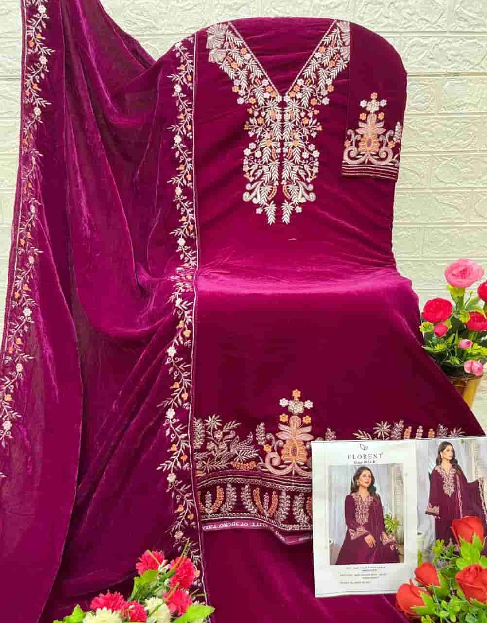 Florent 1024 Colors Festive Wear Style Designer Velvet Suit Collection view 6