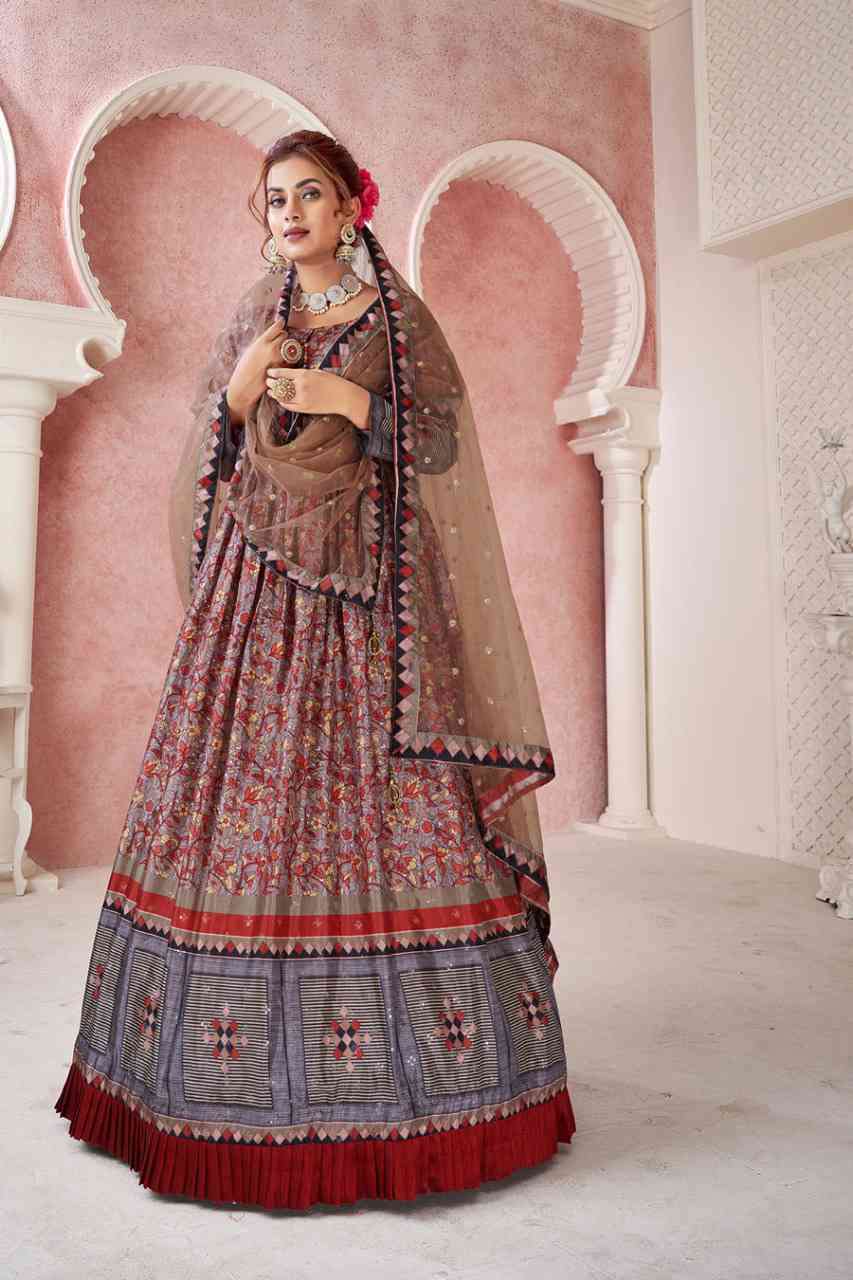 Alfaaz Kimaya Partywear Silk Gown Collection New Catalog view 15