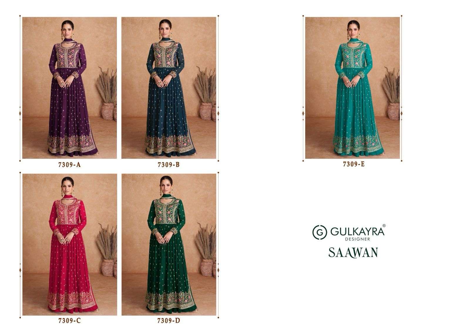 Gulkayra Saawan Designer Nayra Style Wedding Wear Dress New Arrivals view 8