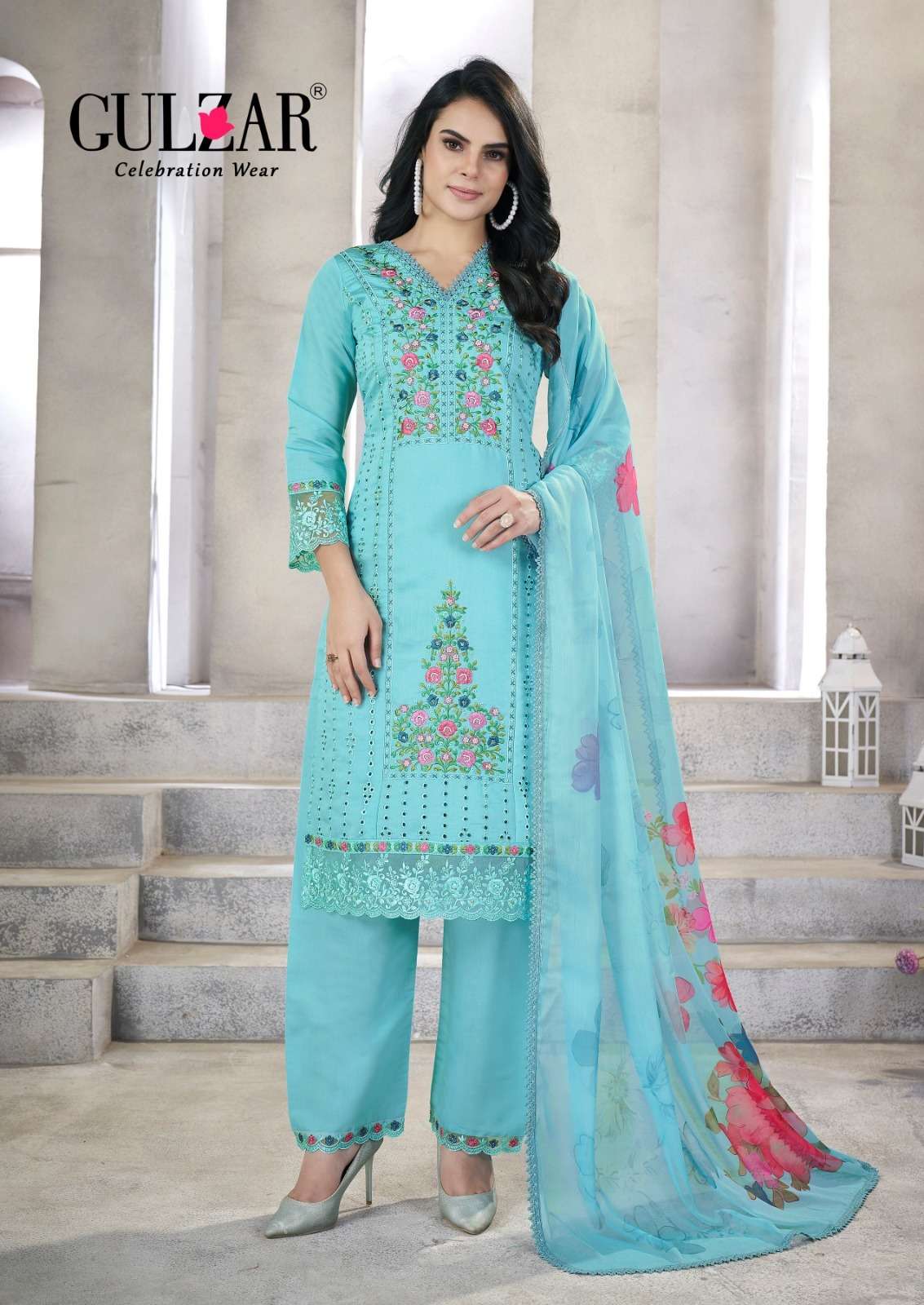 Gulzar Zohra 2111-2116 readymade 3 piece dress view 4