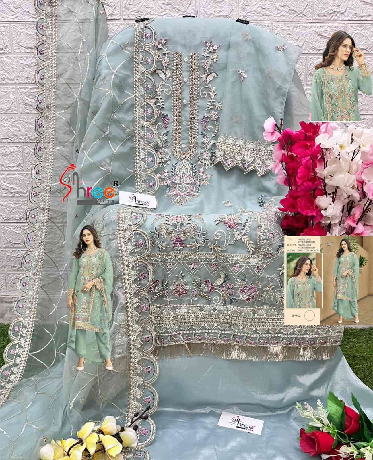 Shree Fabs Organza Pakistani Salwar Suit view 2