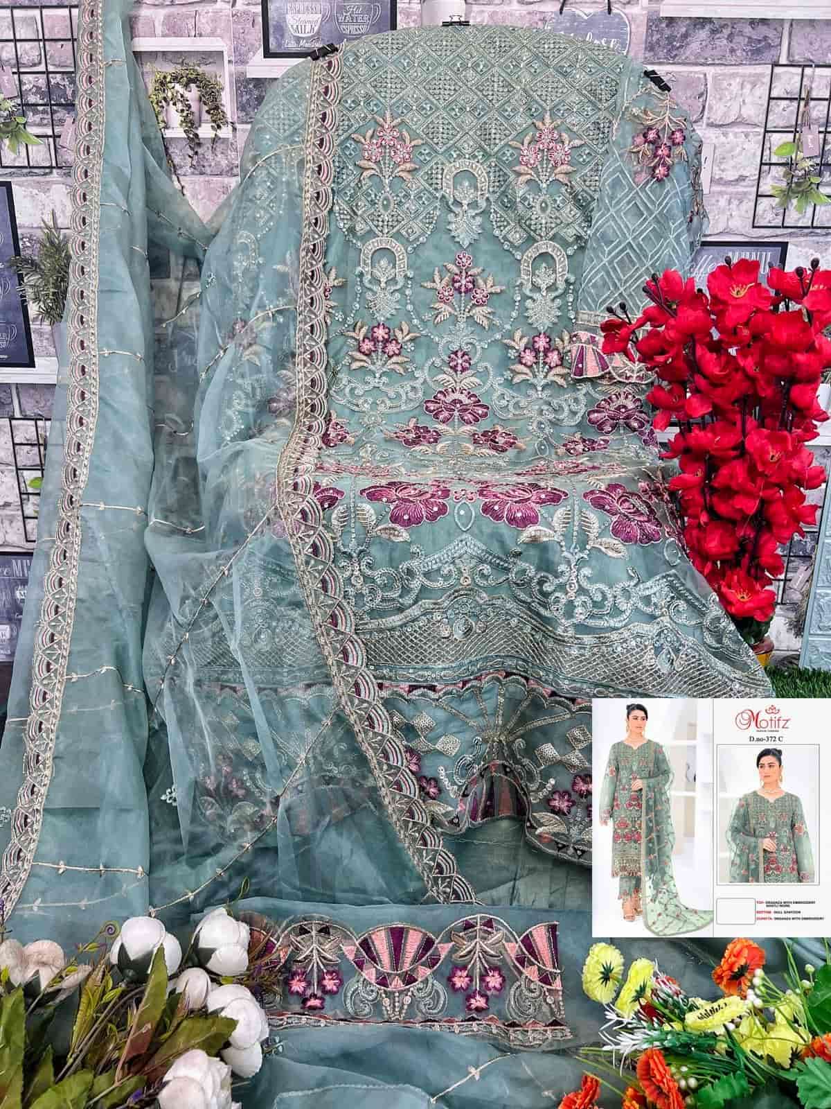 Motifz 372 Colors Festive Wear Style Designer Pakistani Salwar Suit view 6