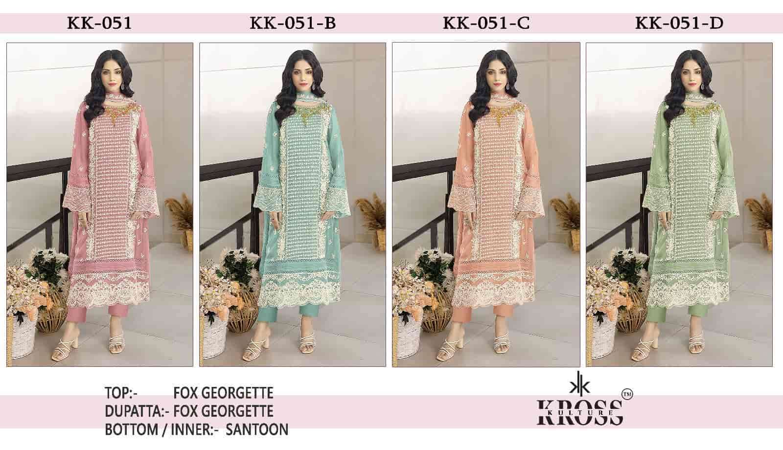 Kross Kulture KK 051 Colors Pakistani Festive Wear Style Latest Designs Suit Exporter view 5
