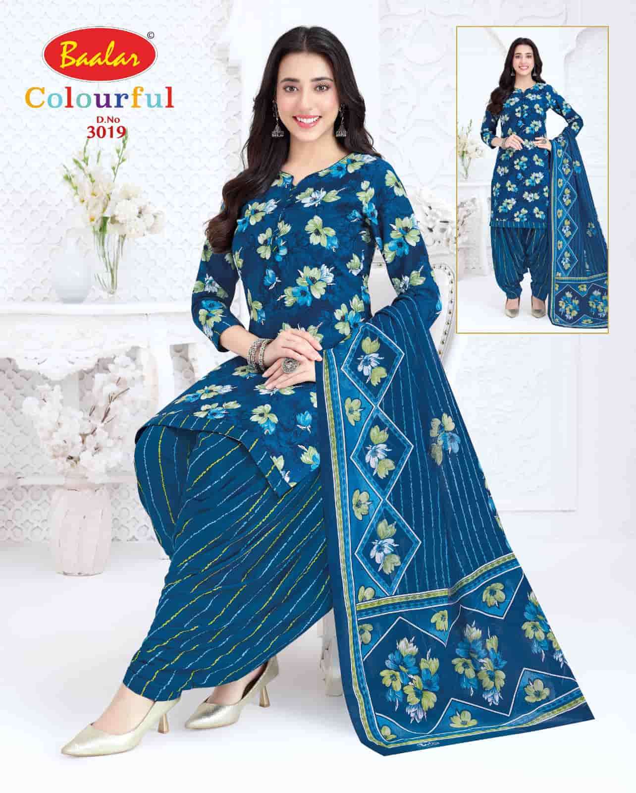 Baalar Colourful Vol 30 Pure Cotton Unstitch Salwar Suit view 50