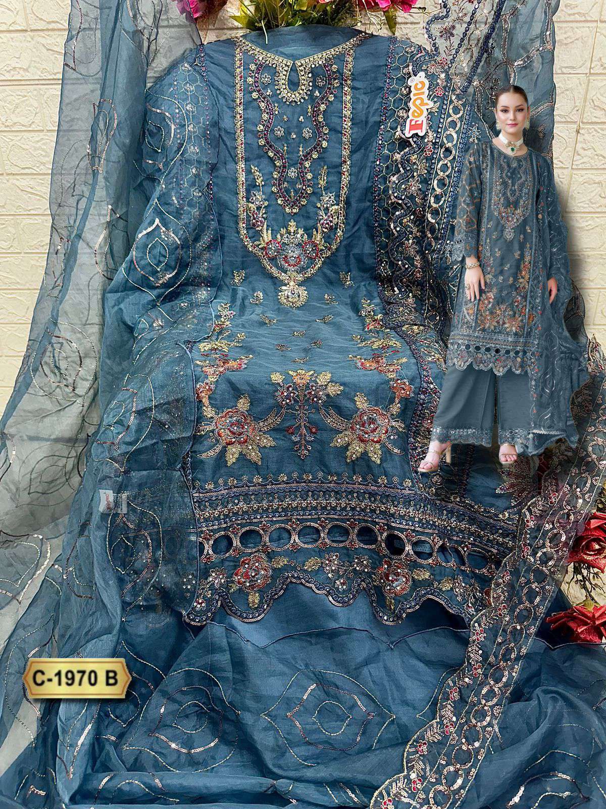 Fepic C 1970 Colors Pakistani Salwar Collection At Price view 6
