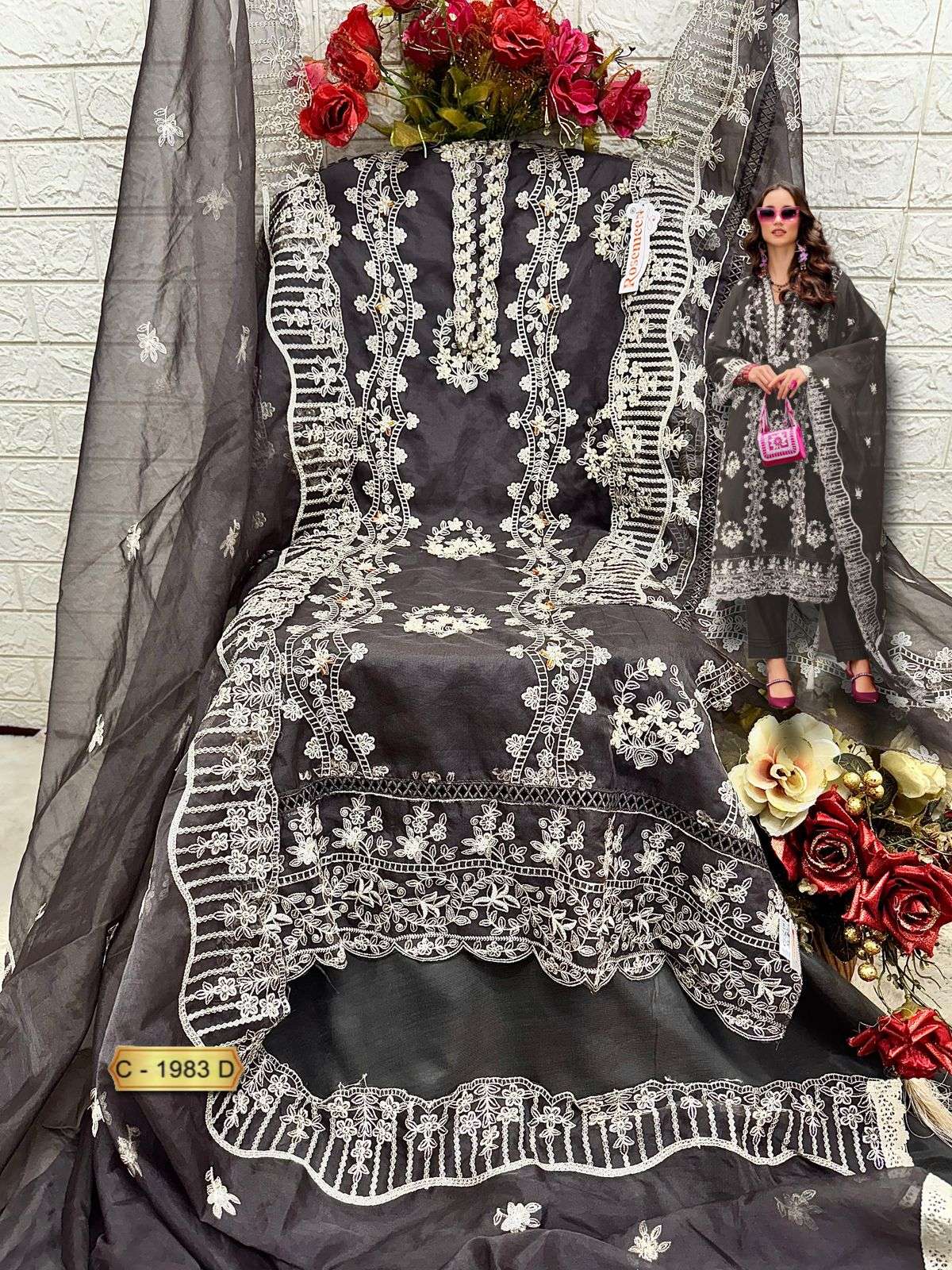 Fepic C 1983 Colors Pakistani Salwar Suit Exporter view 5