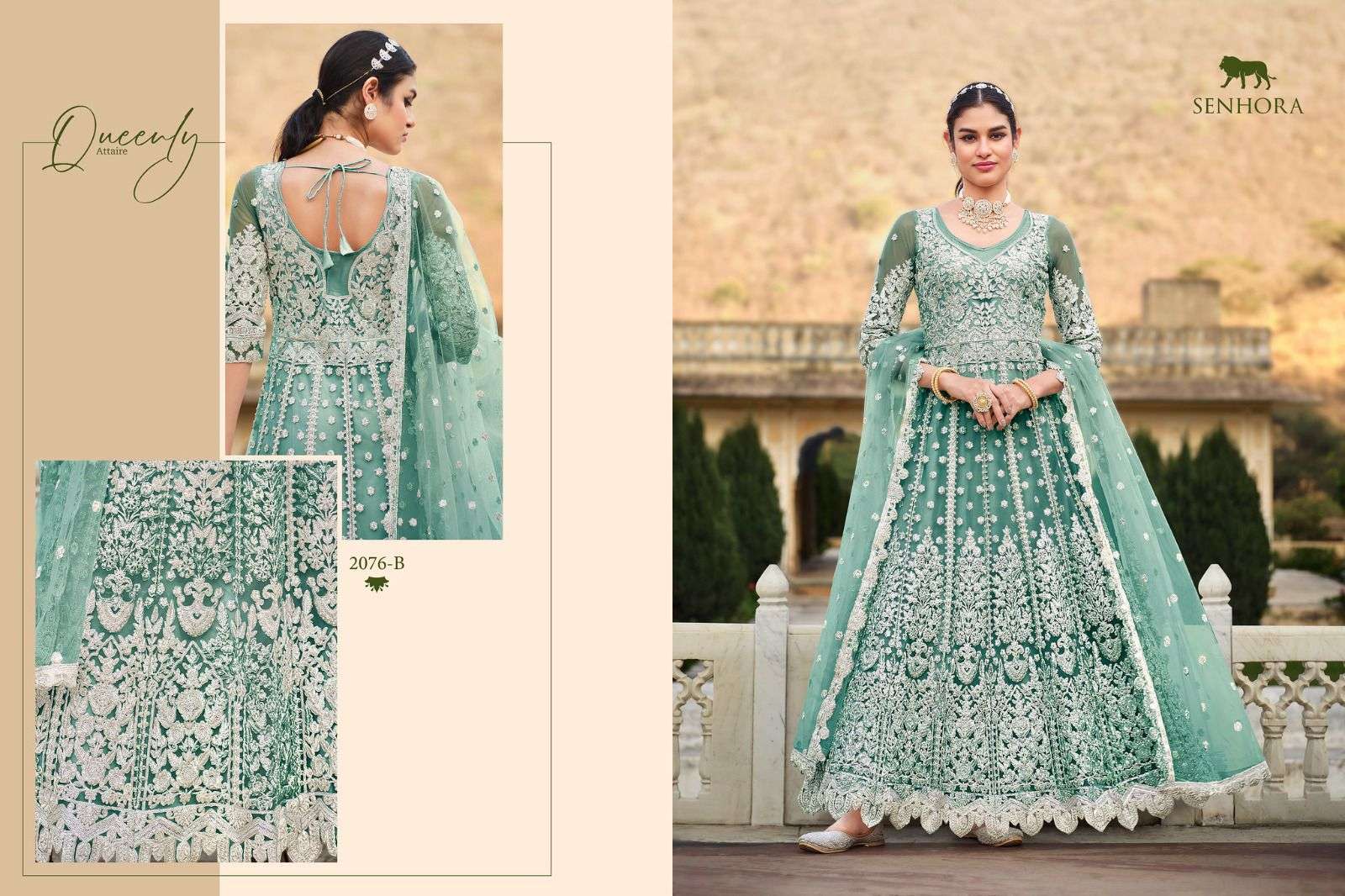 Senhora Anokhi 2076 Colors Latest Designer Anarkali Gown Partywear Collection view 2