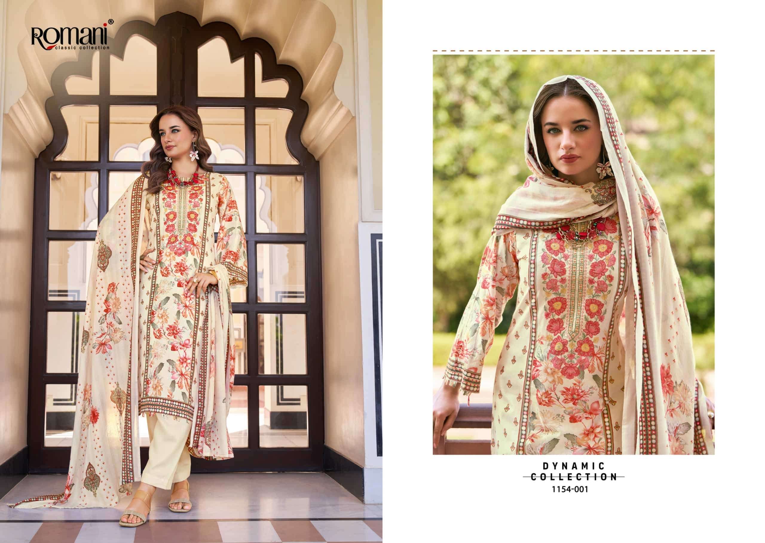 Romani Aarzu Vol 34 Unstitch Cotton Ladies Suit view 9