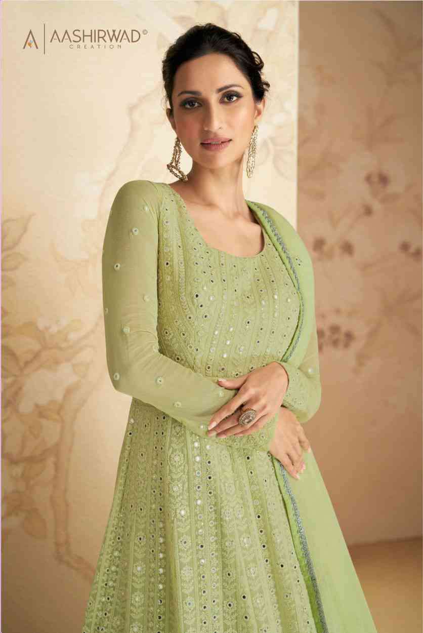 Aashirwad Gulkand Disha Partywear Anarkali Gown Collection Online view 7