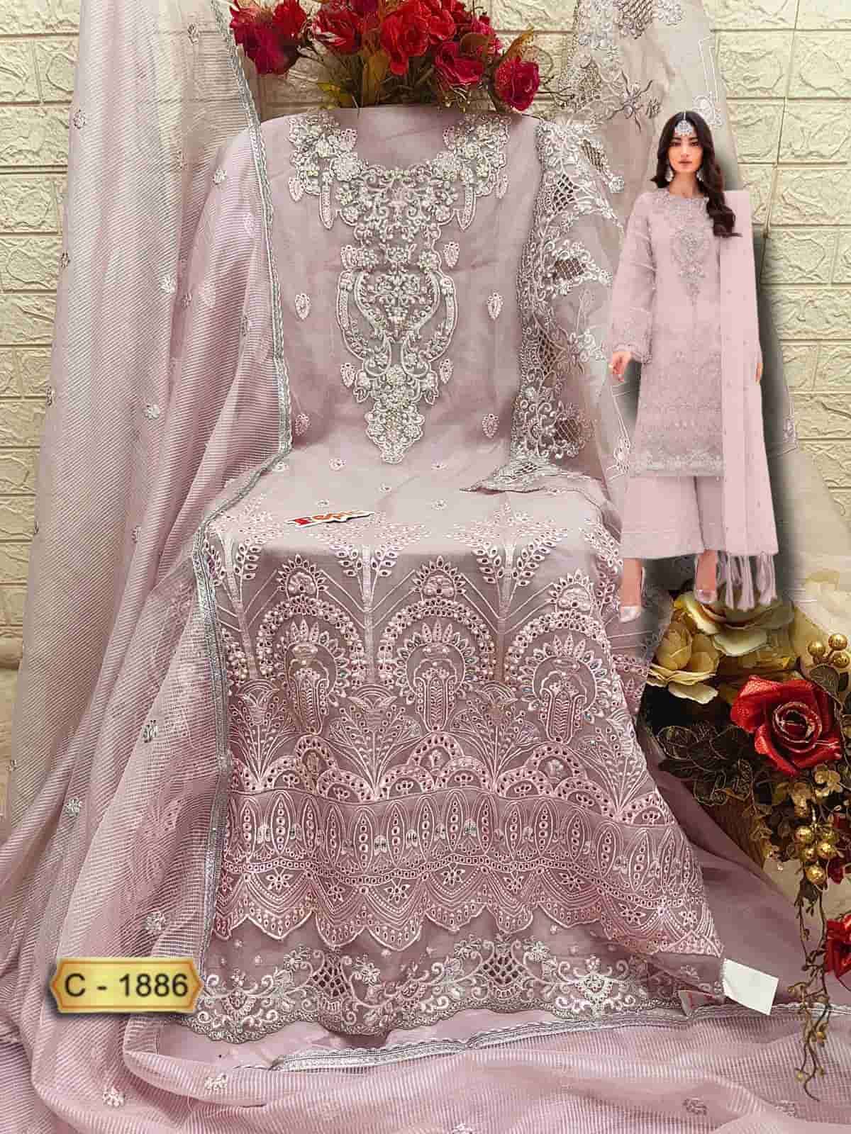 Fepic C 1886 A Pakistani Style Designer Salwar Suit Exporter view 2