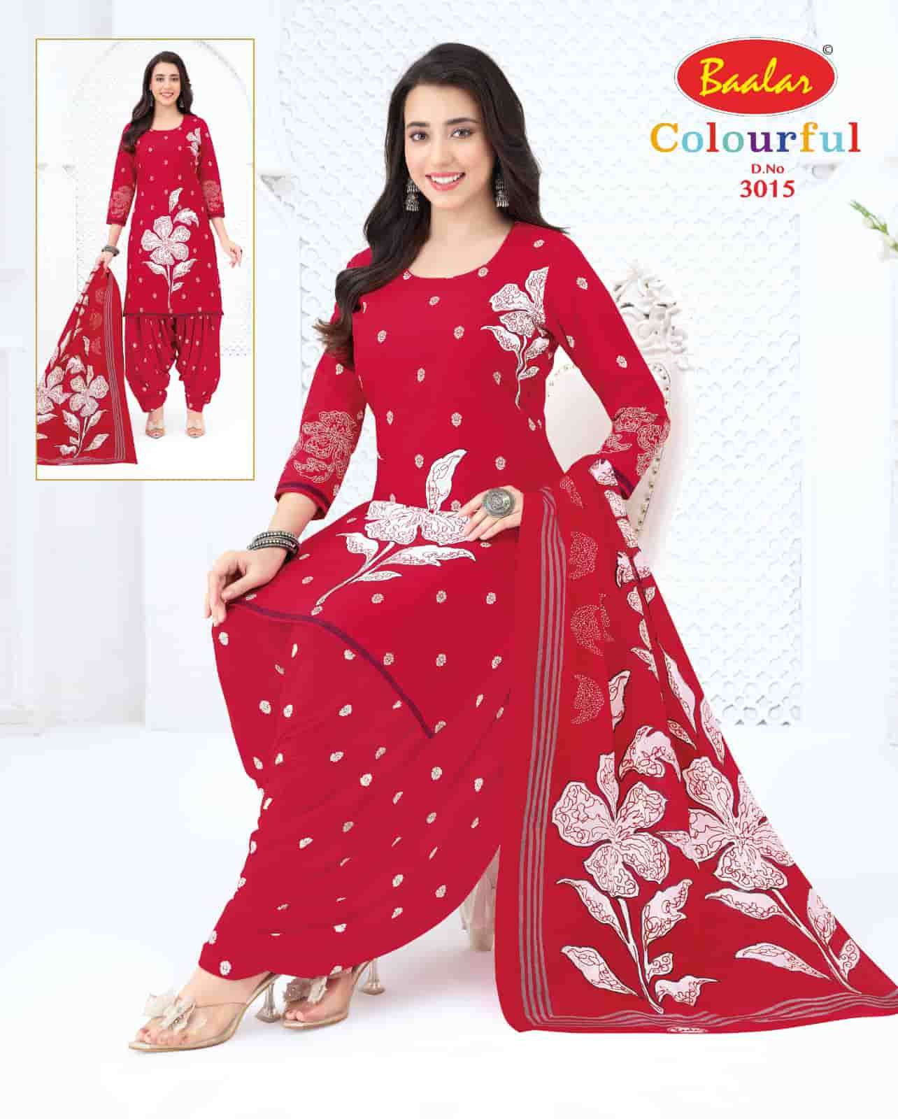 Baalar Colourful Vol 30 Pure Cotton Unstitch Salwar Suit view 9