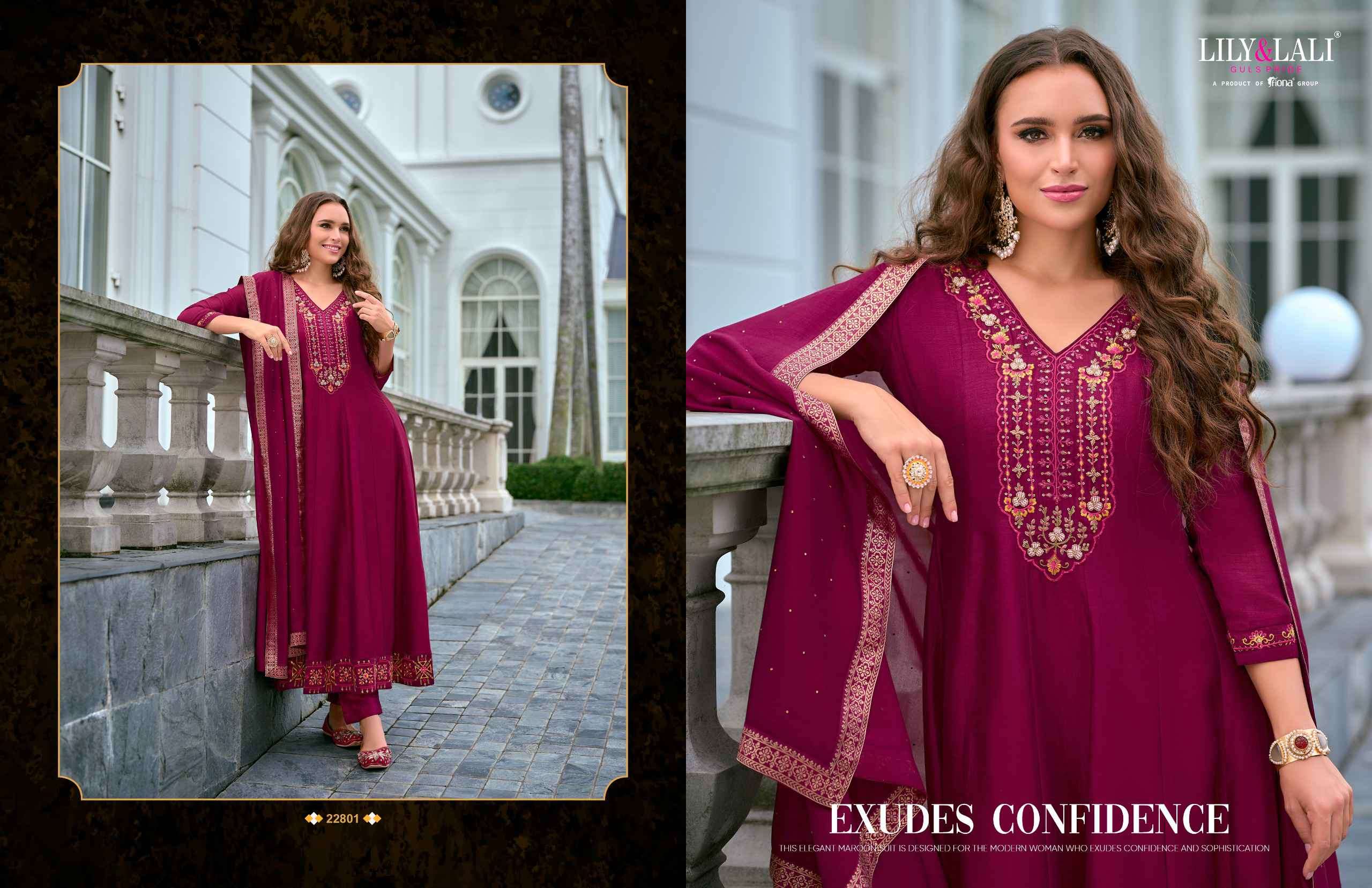 Lily And Lali Bibbojaan Vol 2 Premium Designs Anarkali Style 3 Piece view 9