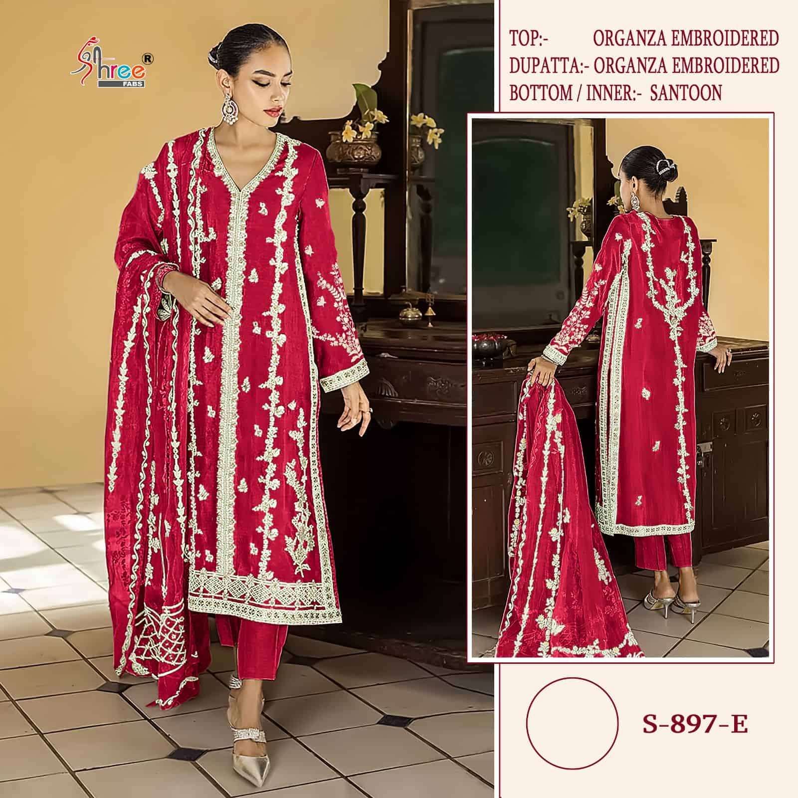 Shree Fabs S 897 Colors Pakistani Style Latest Designer Festive Wear Salwar Suit Exporter view 2