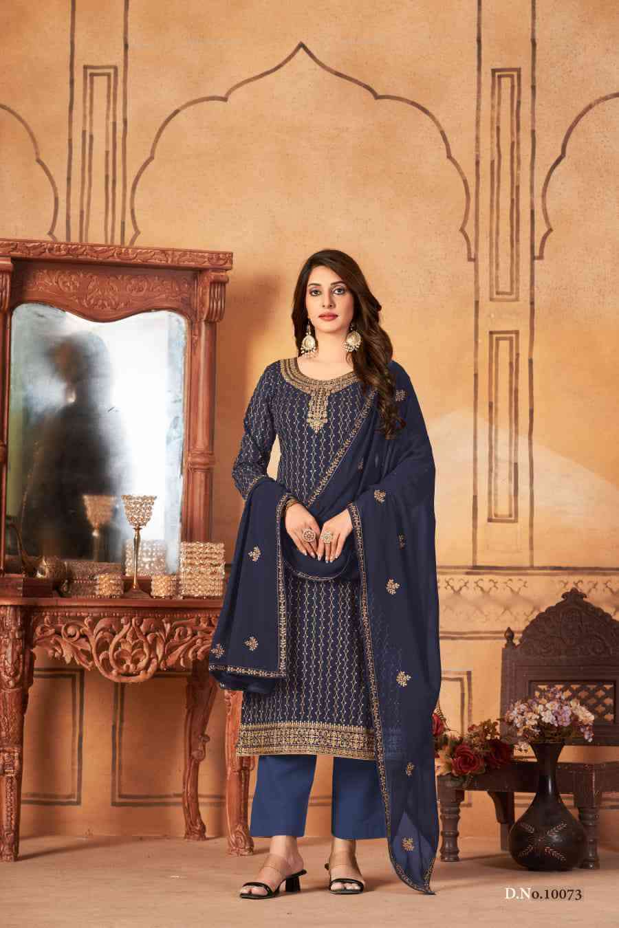 Anjubaa Vol 7 Fancy Work Festive Wear Salwar Suit Exporter New Collection view 4
