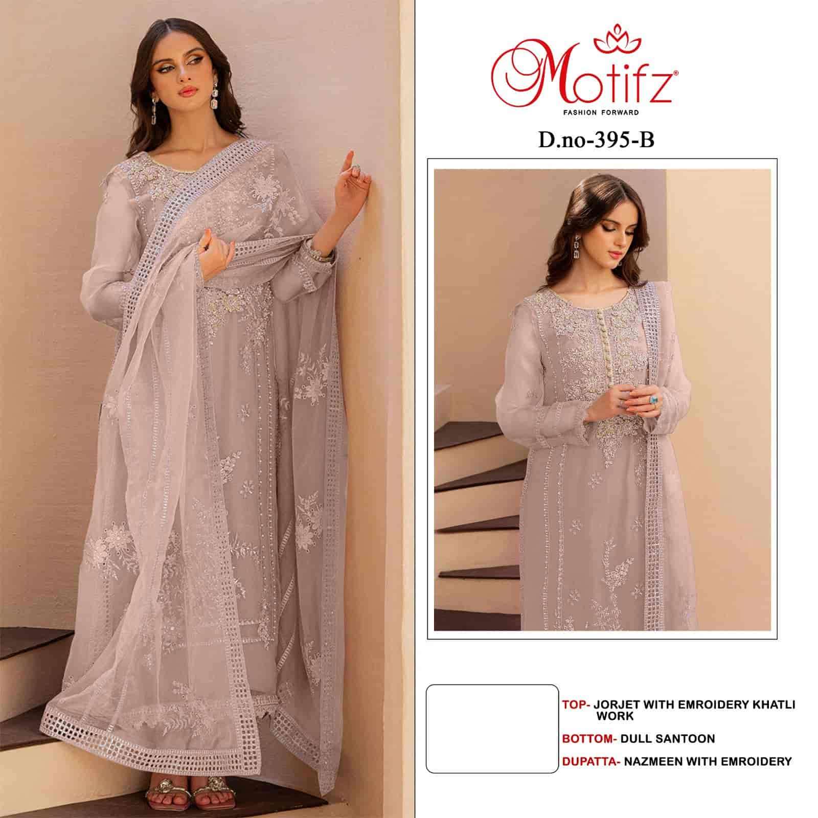 Motifz 395 Colors Pakistani Festive Wear Style Latest Designer Salwar Suit Exporter view 4