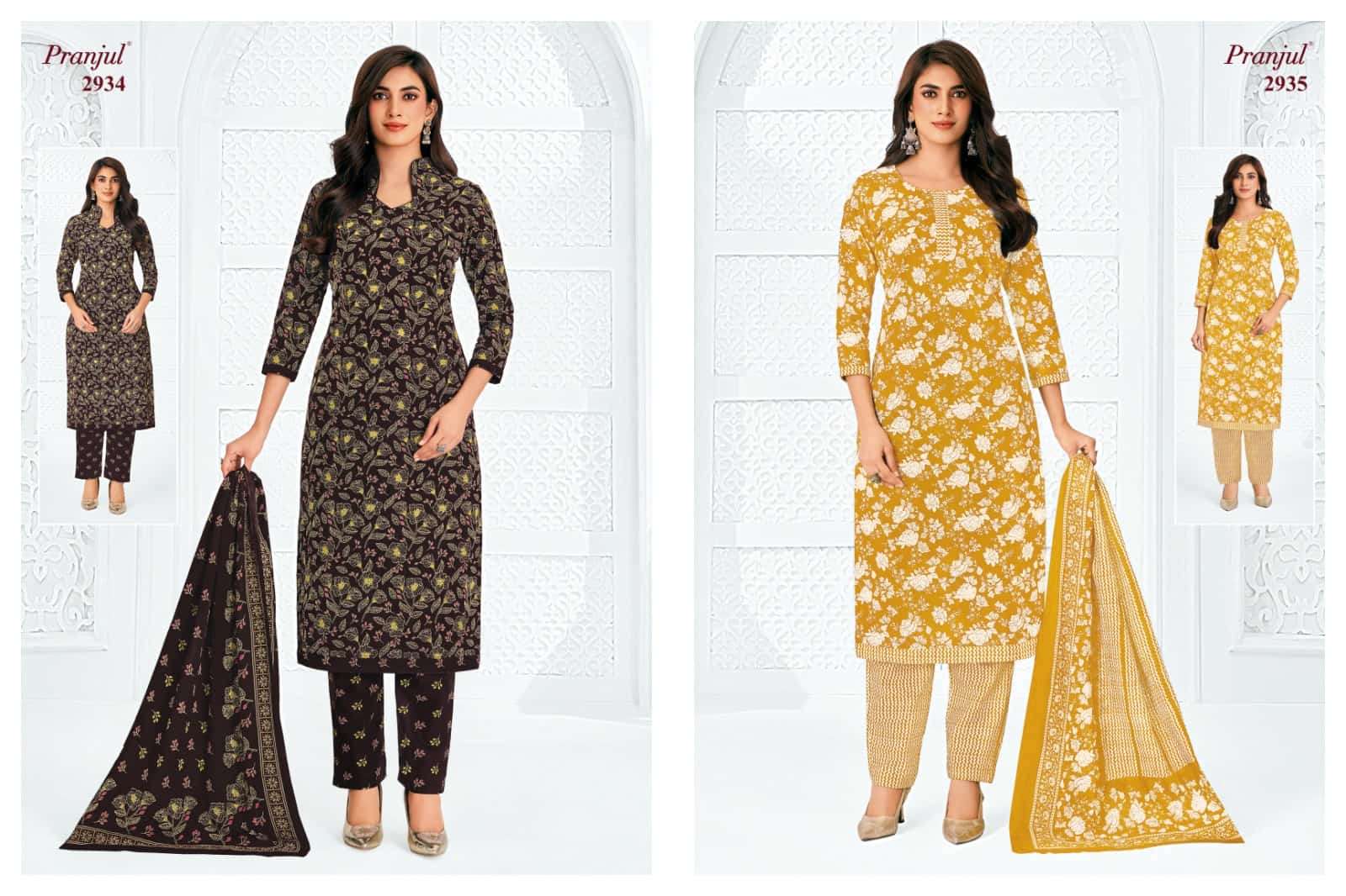 Pranjul Priyanka Vol 29 Pure Cotton Dress Material view 13
