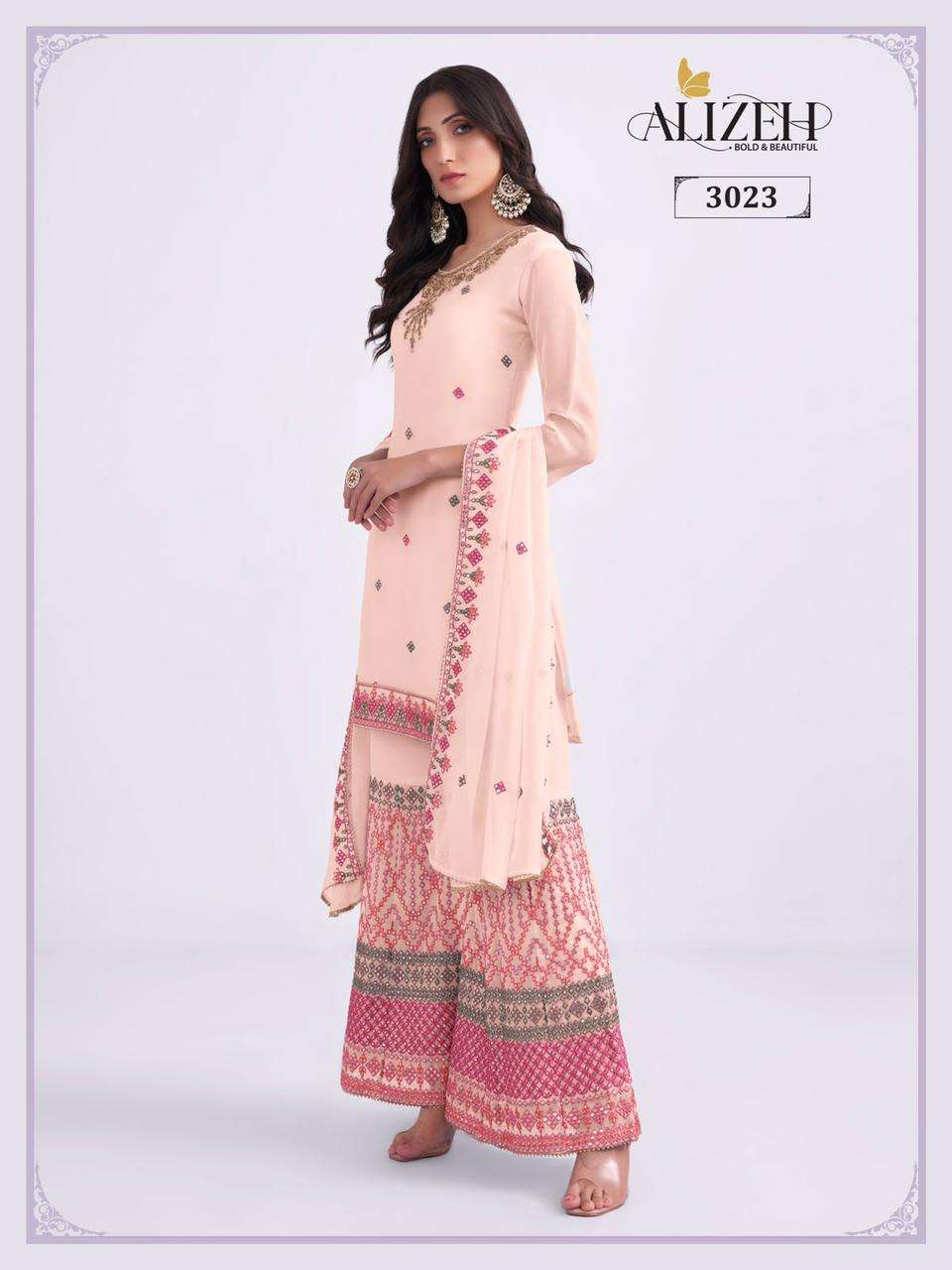 Alizeh Almora Vol 6 Party Wear Gharara Sharara Suit view 5