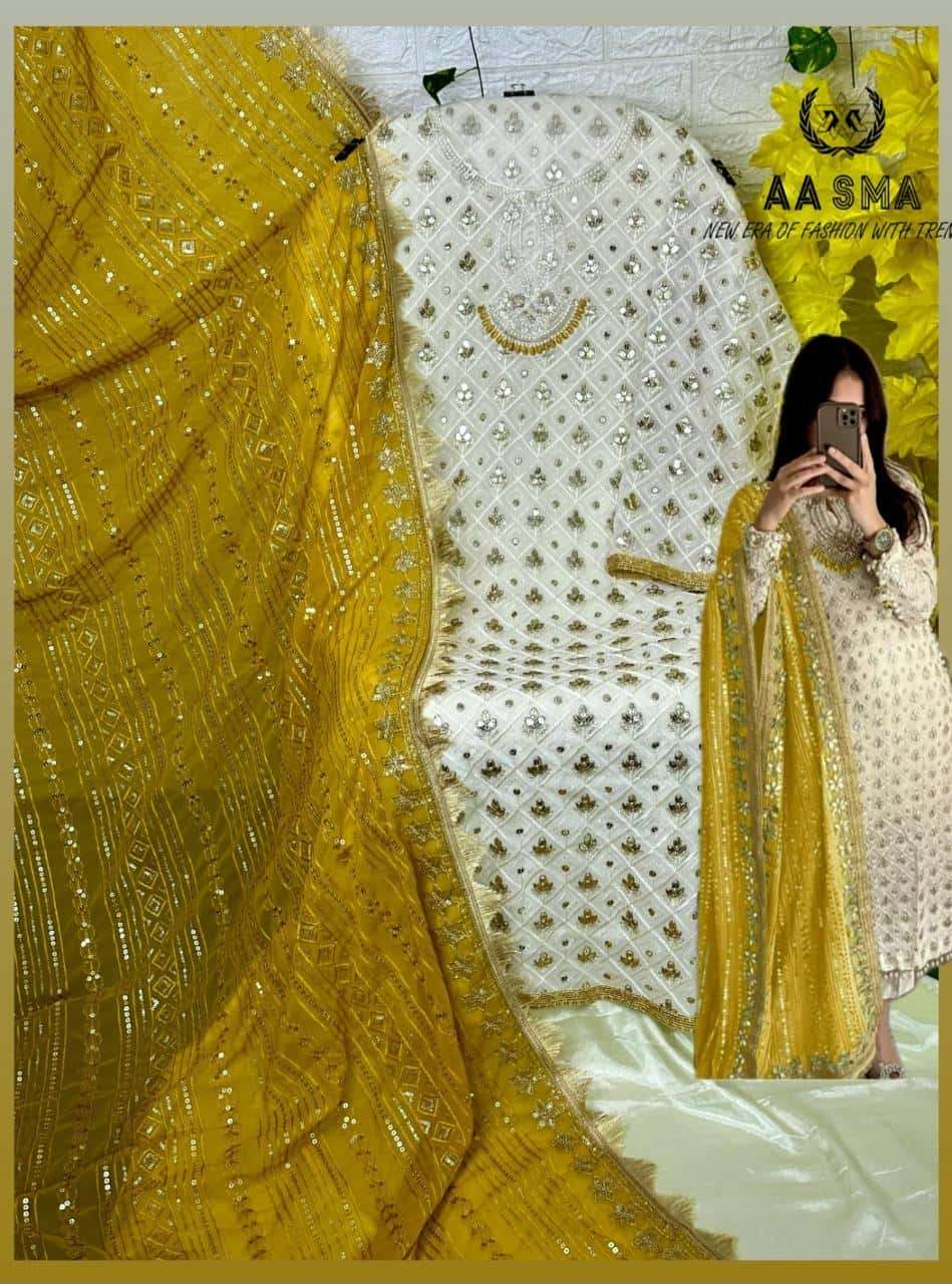 Aasma 208 Colors Exclusive Latest New Designer Pakistani Salwar Suit Wholesalers view 4