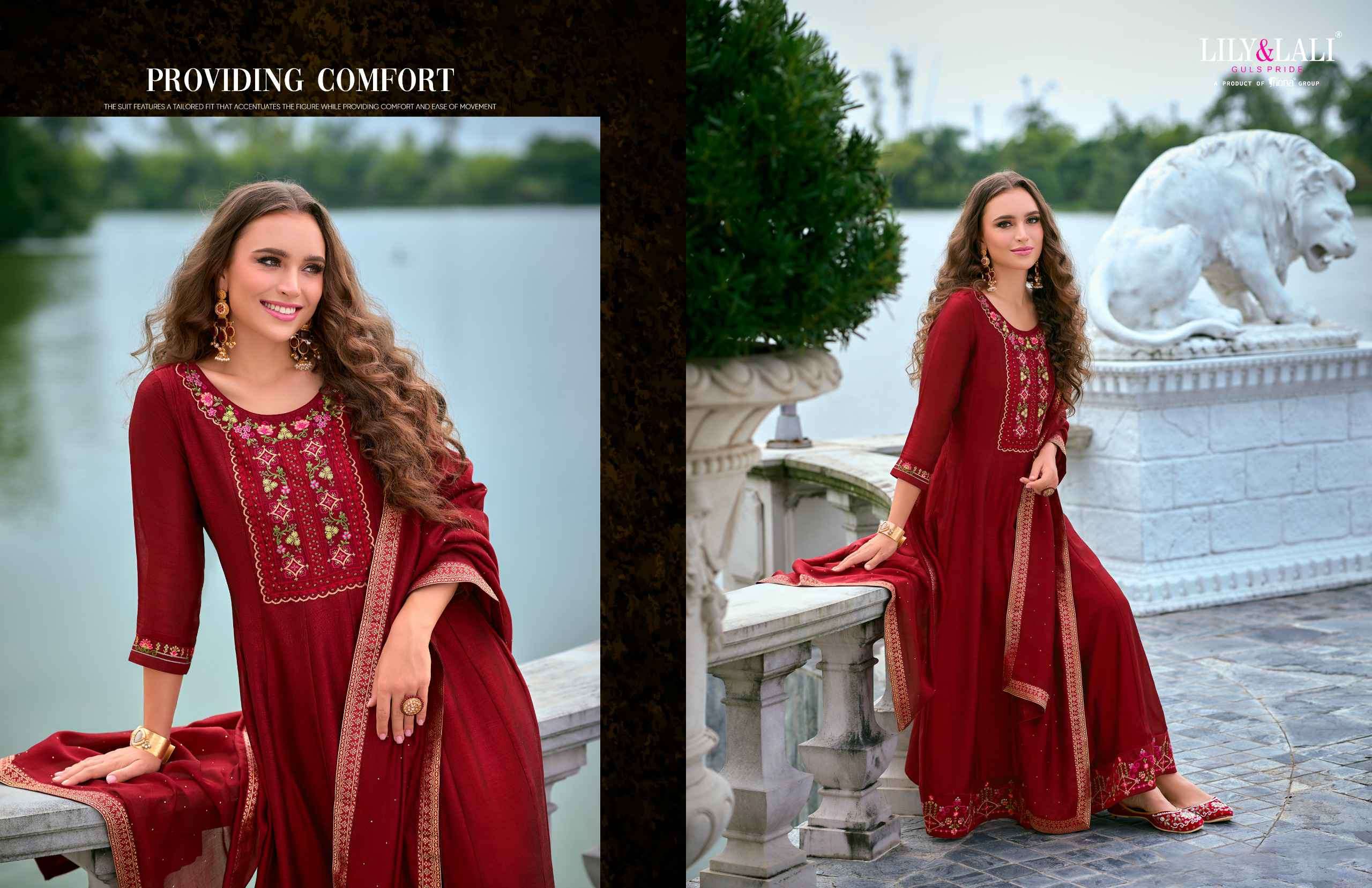 Lily And Lali Bibbojaan Vol 2 Premium Designs Anarkali Style 3 Piece view 4