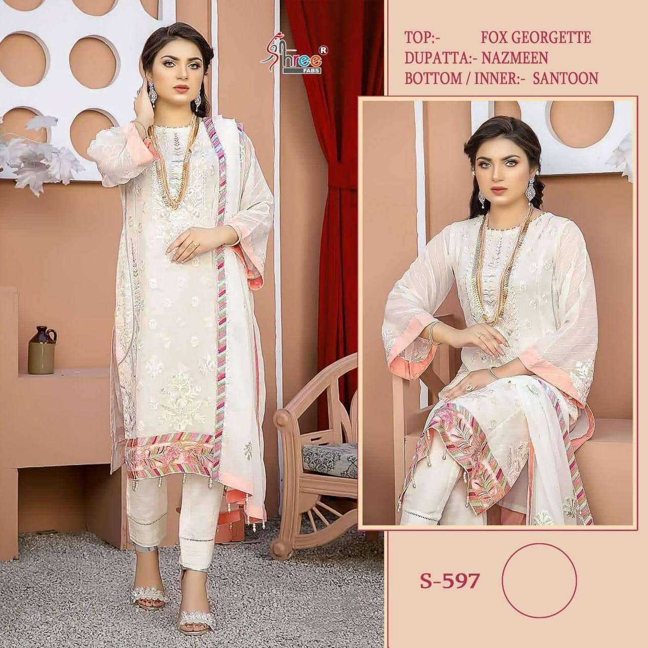 Shree Fabs S 597 Pakistani Salwar Suit view 2