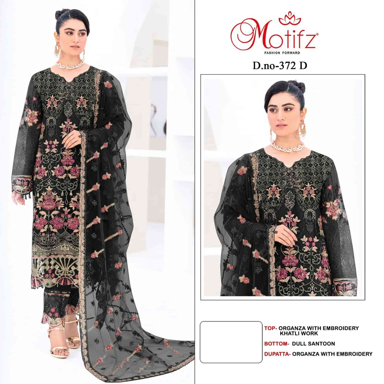 Motifz 372 Colors Festive Wear Style Designer Pakistani Salwar Suit view 4