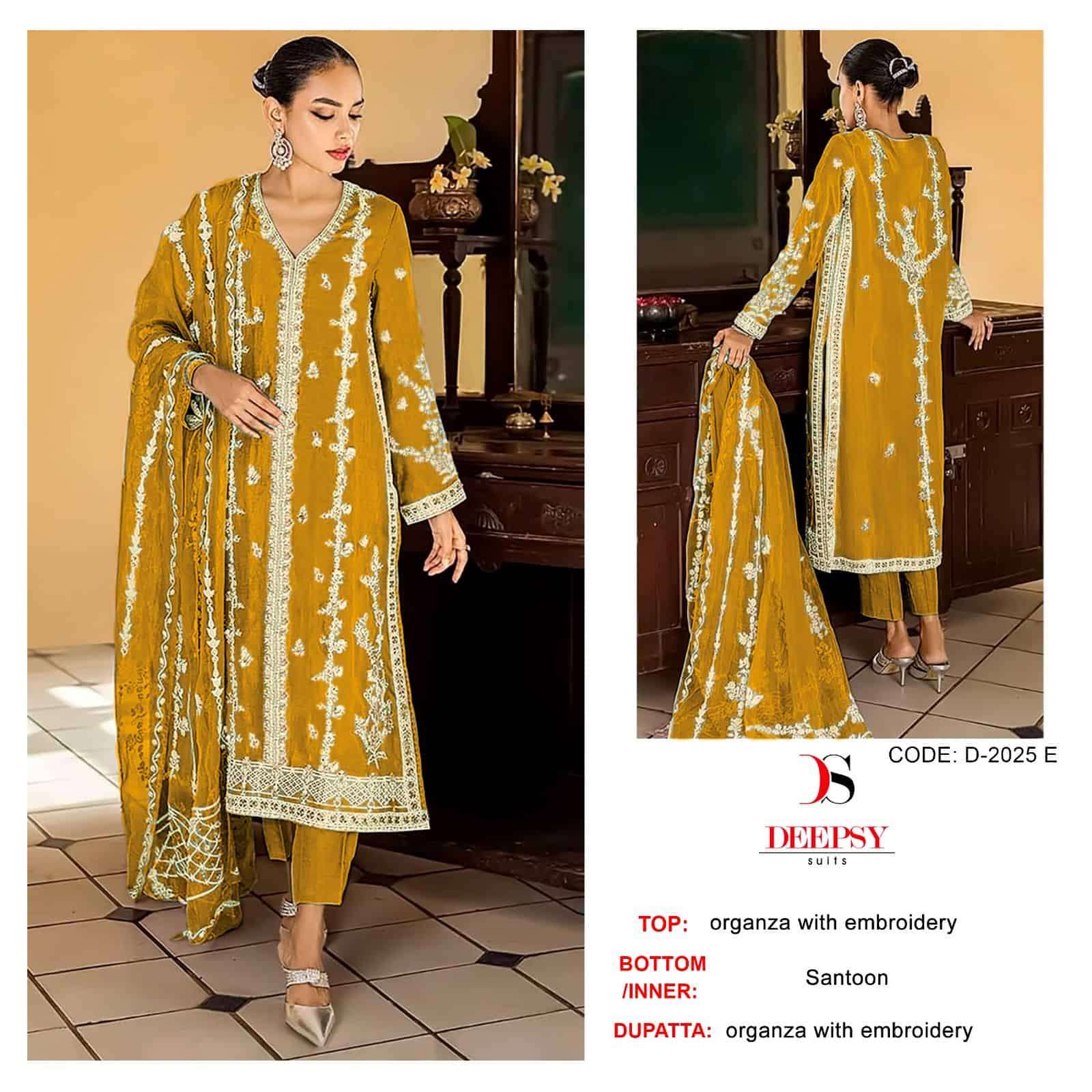 Deepsy D 2025 Colors Pakistani style Heavy Designer Festive Wear Suit view 4
