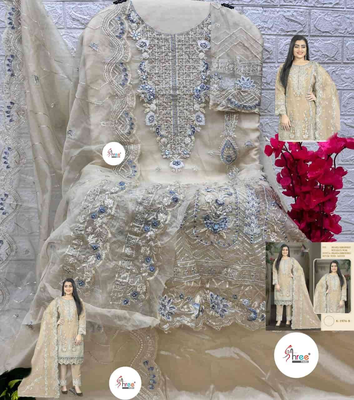 Shree Fabs K 1974 B Festive Wear Style Designer Embroidered Suit view 2