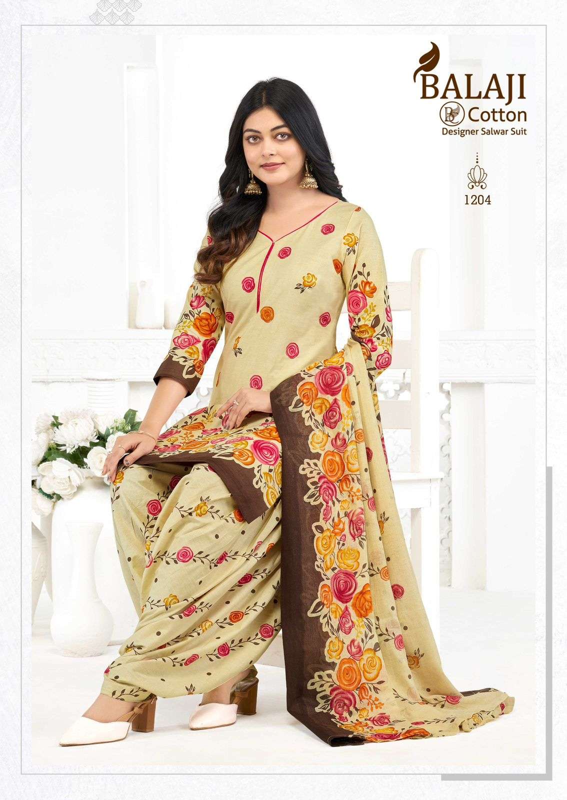 Balaji Cotton Sui Dhaaga Vol 12 Unstitch Cotton Suit view 8