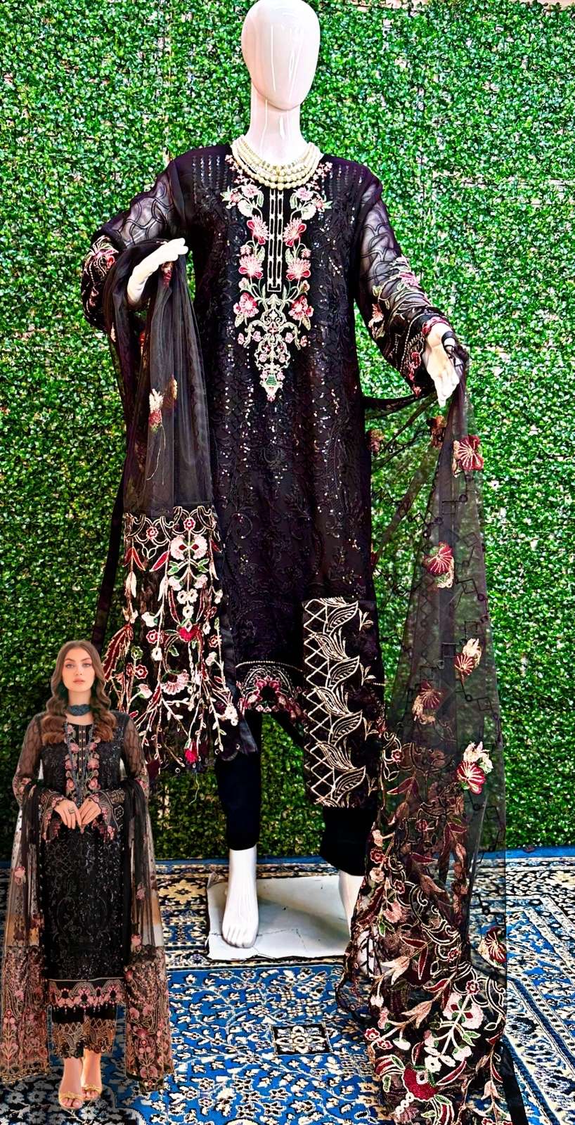 Fepic Rosemeen C 1529 A Pakistani Suit view 2