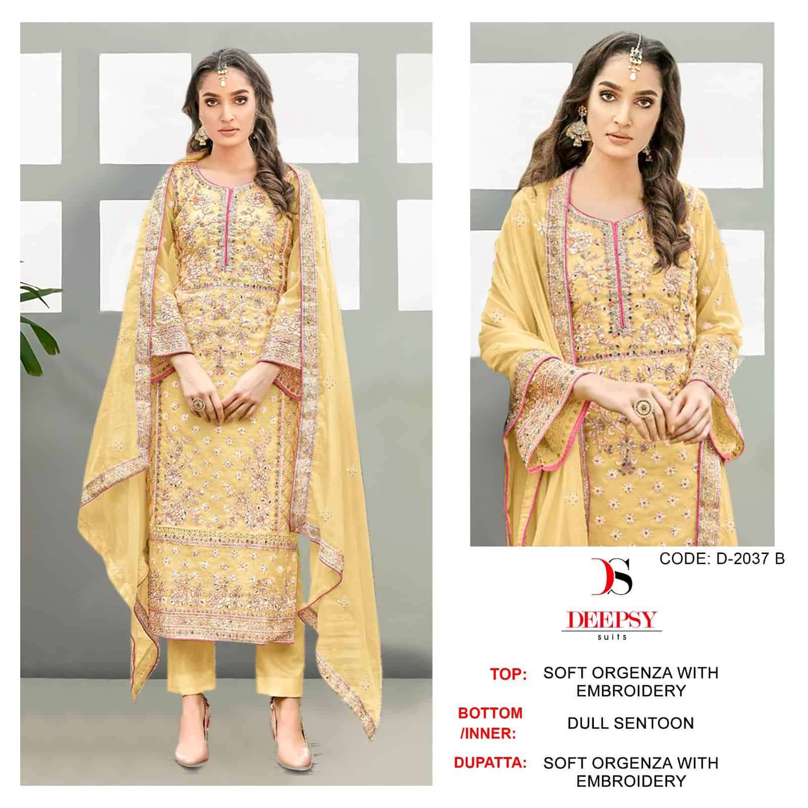 Deepsy D 2037 Colors Festive Wear Style Latest Designer Pakistani Suit Wholesalers view 3