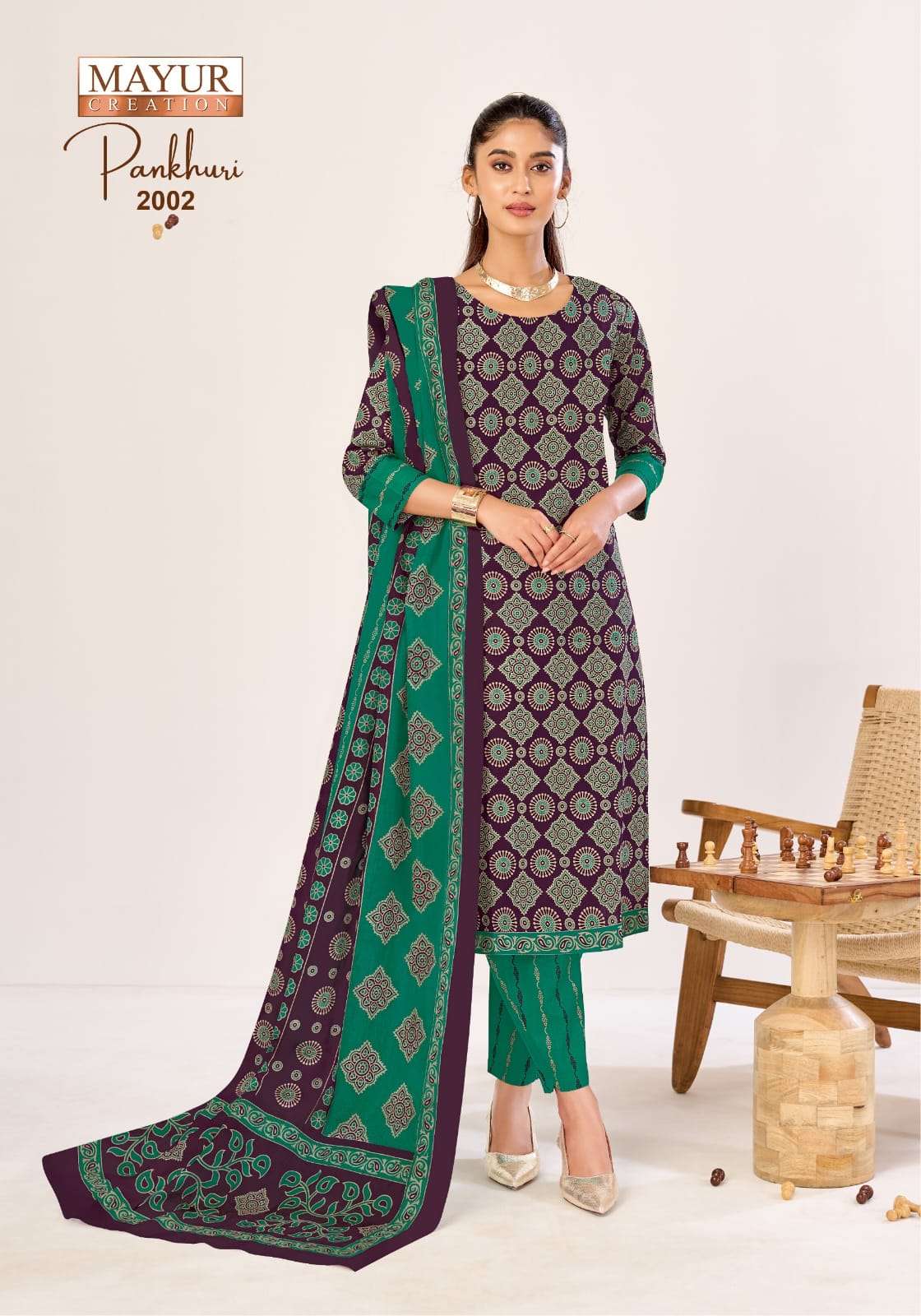 Mayur Pankhuri Vol 2 Pure Cotton Dress Material view 9