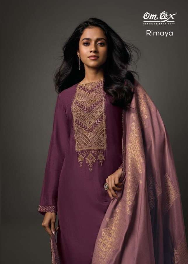 Omtex Rimaya Designer Silk Suit view 2